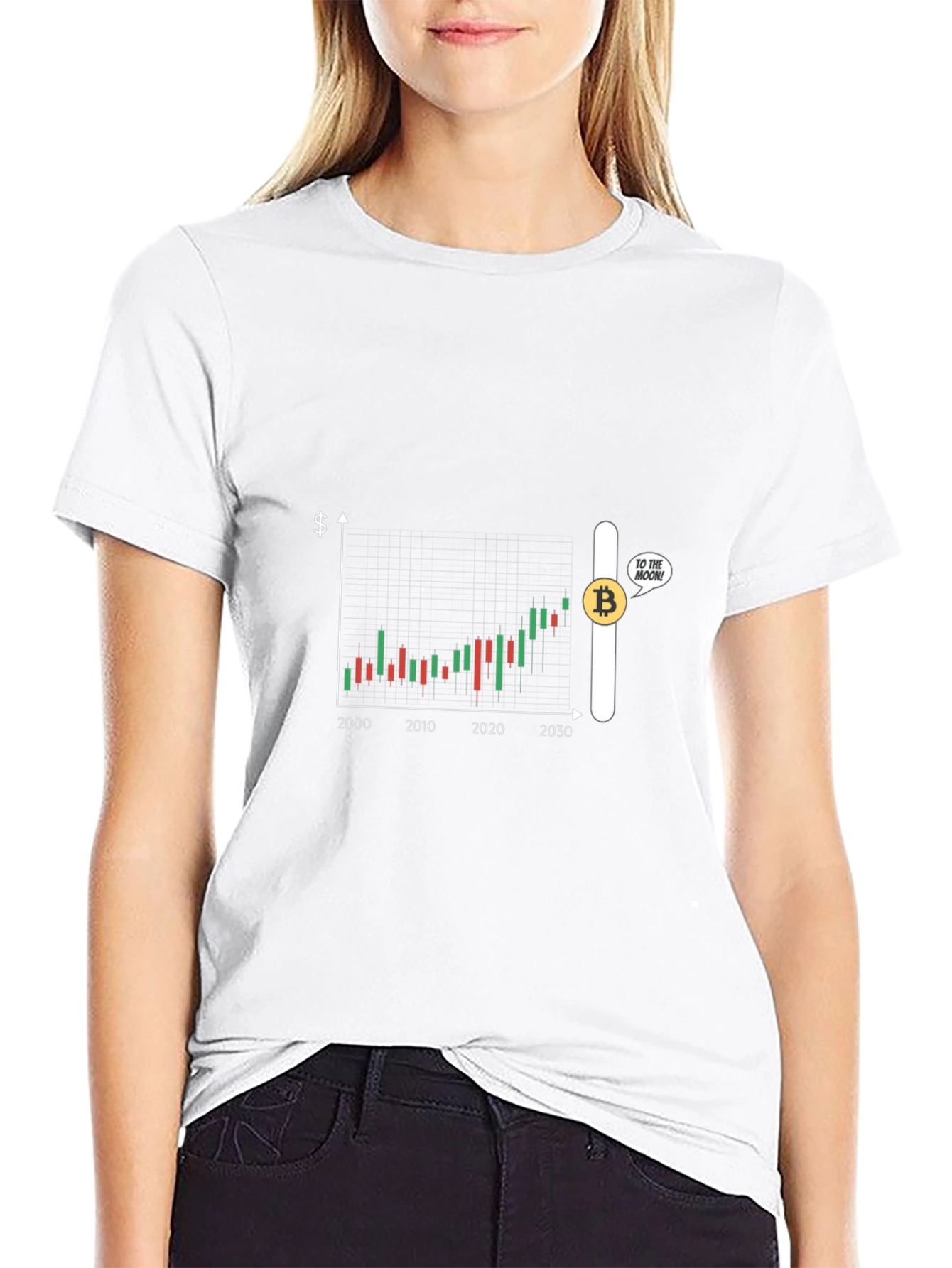 Bitcoin to the Moon T-Shirt