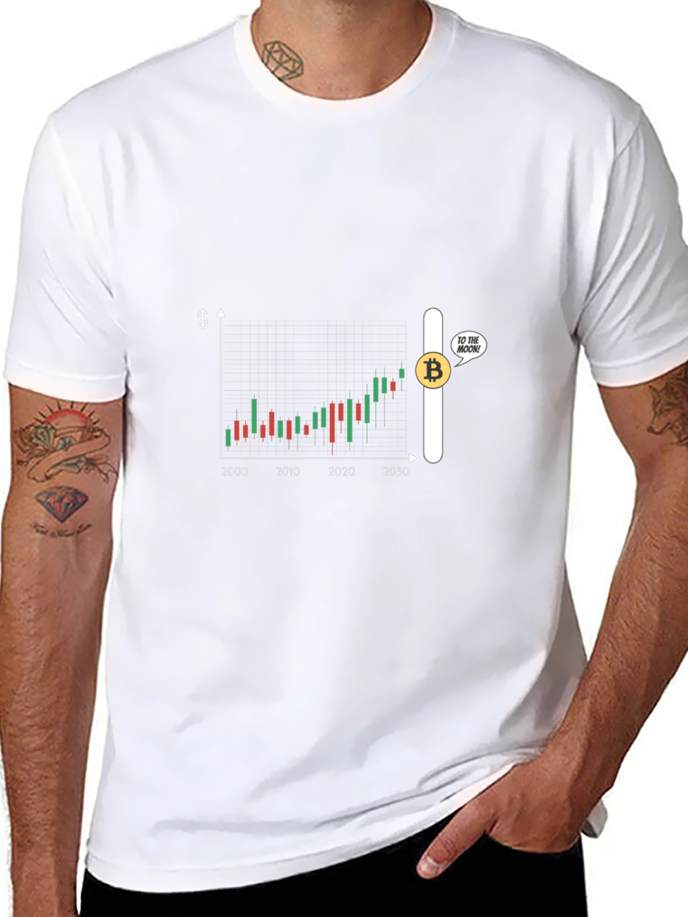 Bitcoin to the Moon T-Shirt