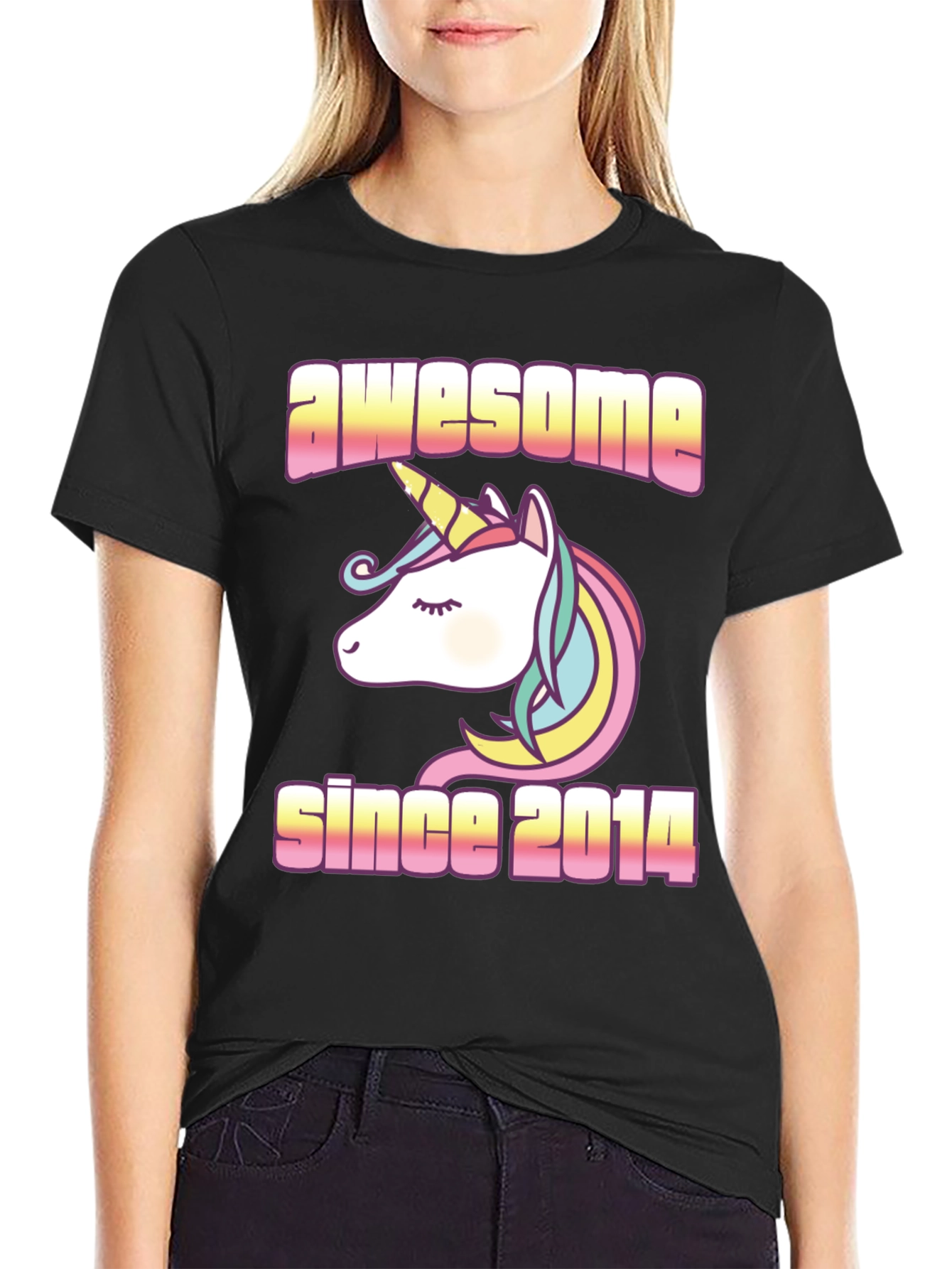 Awesome Since 2014 Unicorn T-Shirt