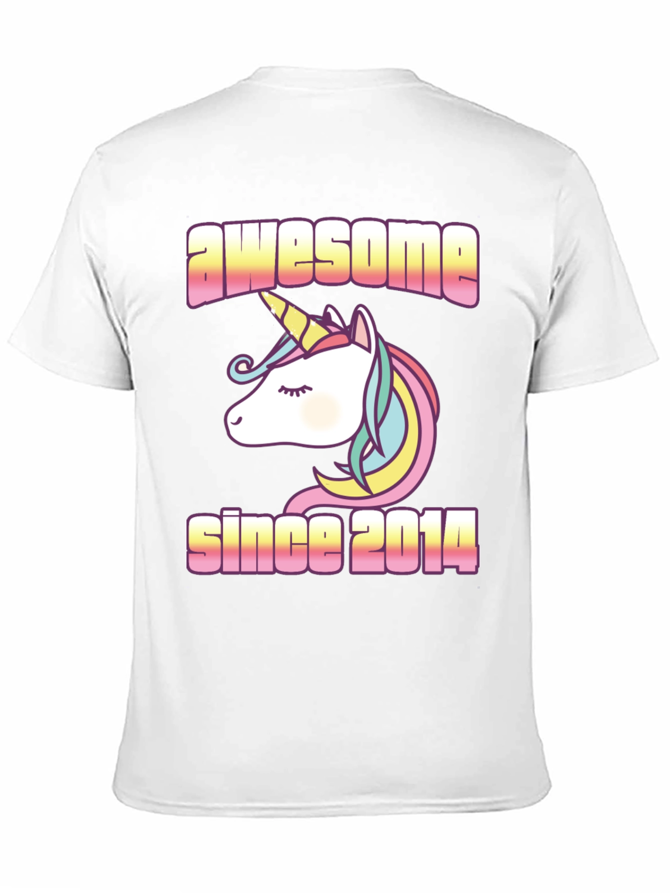 Awesome Since 2014 Unicorn T-Shirt