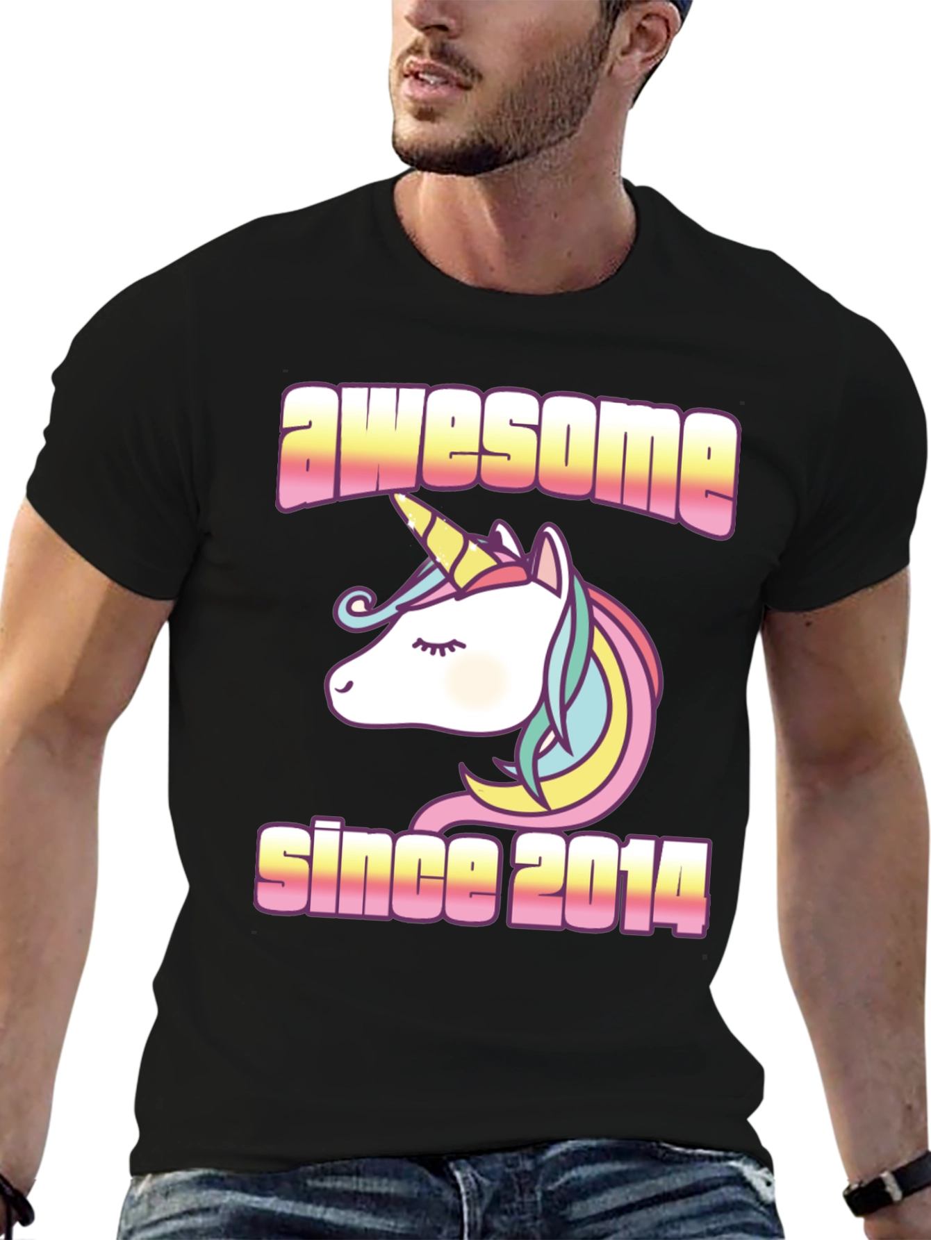 Awesome Since 2014 Unicorn T-Shirt