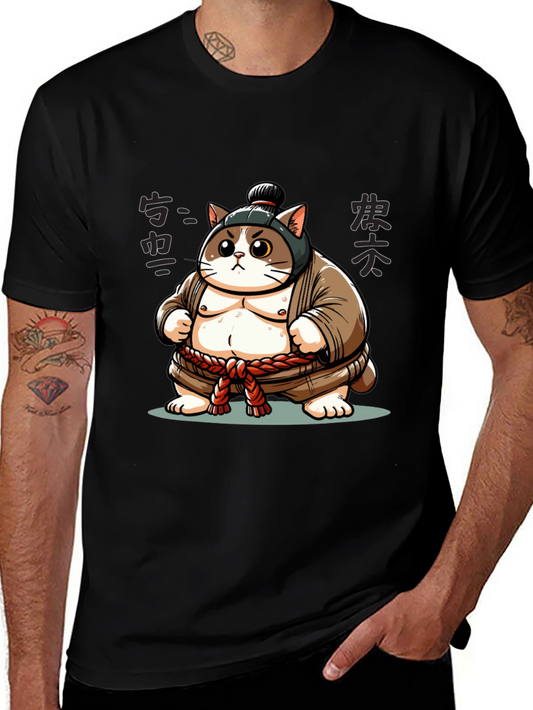 Sumo Cat T-Shirt - Unique Design!