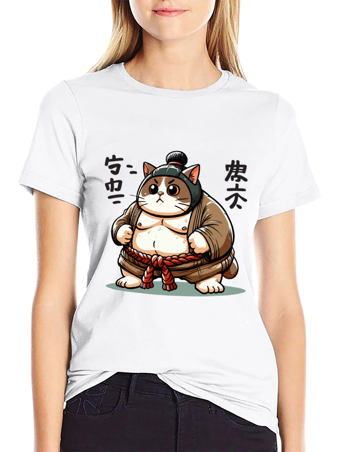 Sumo Cat T-Shirt - Unique Design!