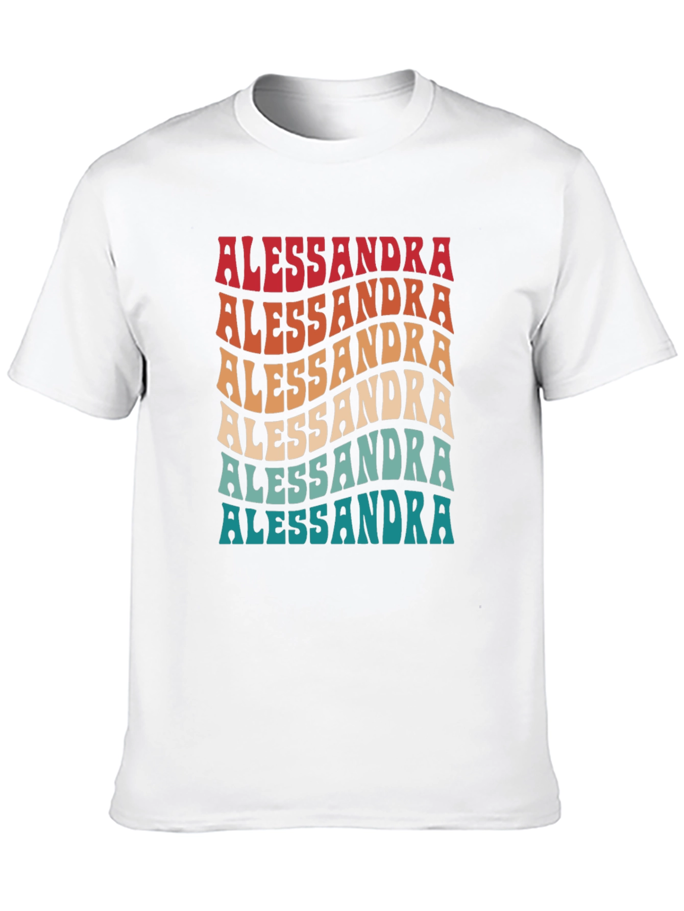 Alessandra Retro Wave Graphic T-Shirt