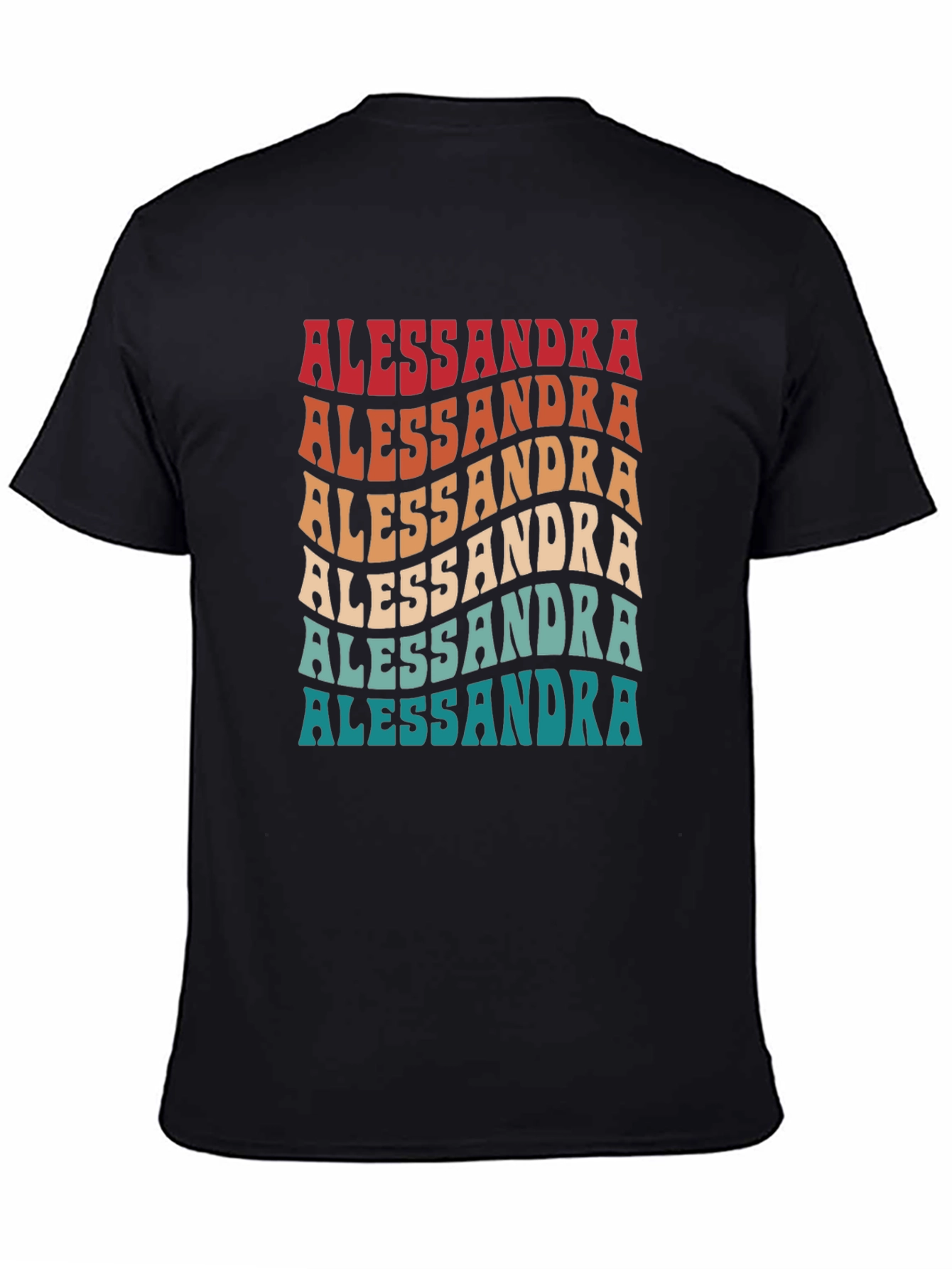 Alessandra Retro Wave Graphic T-Shirt