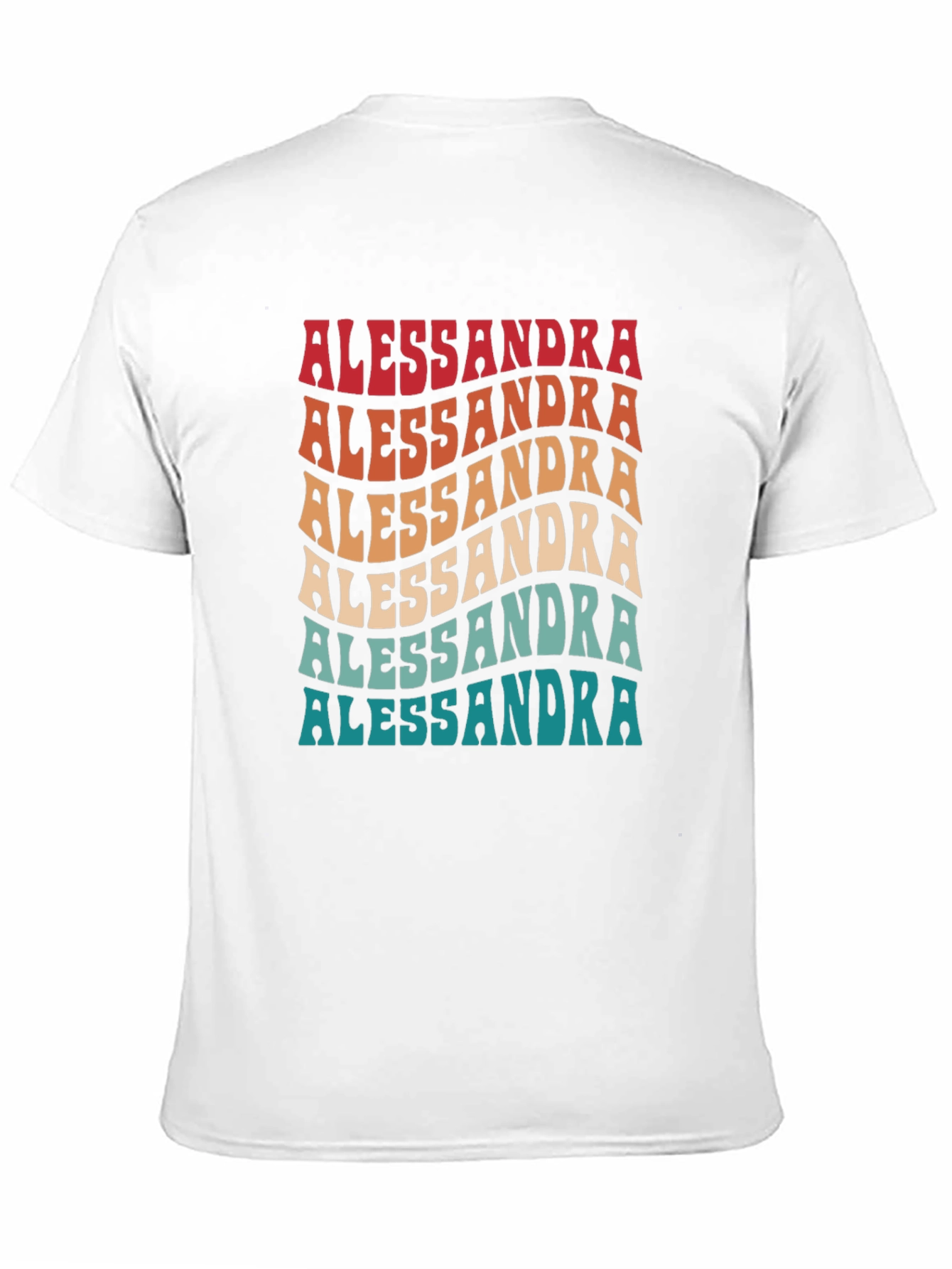 Alessandra Retro Wave Graphic T-Shirt