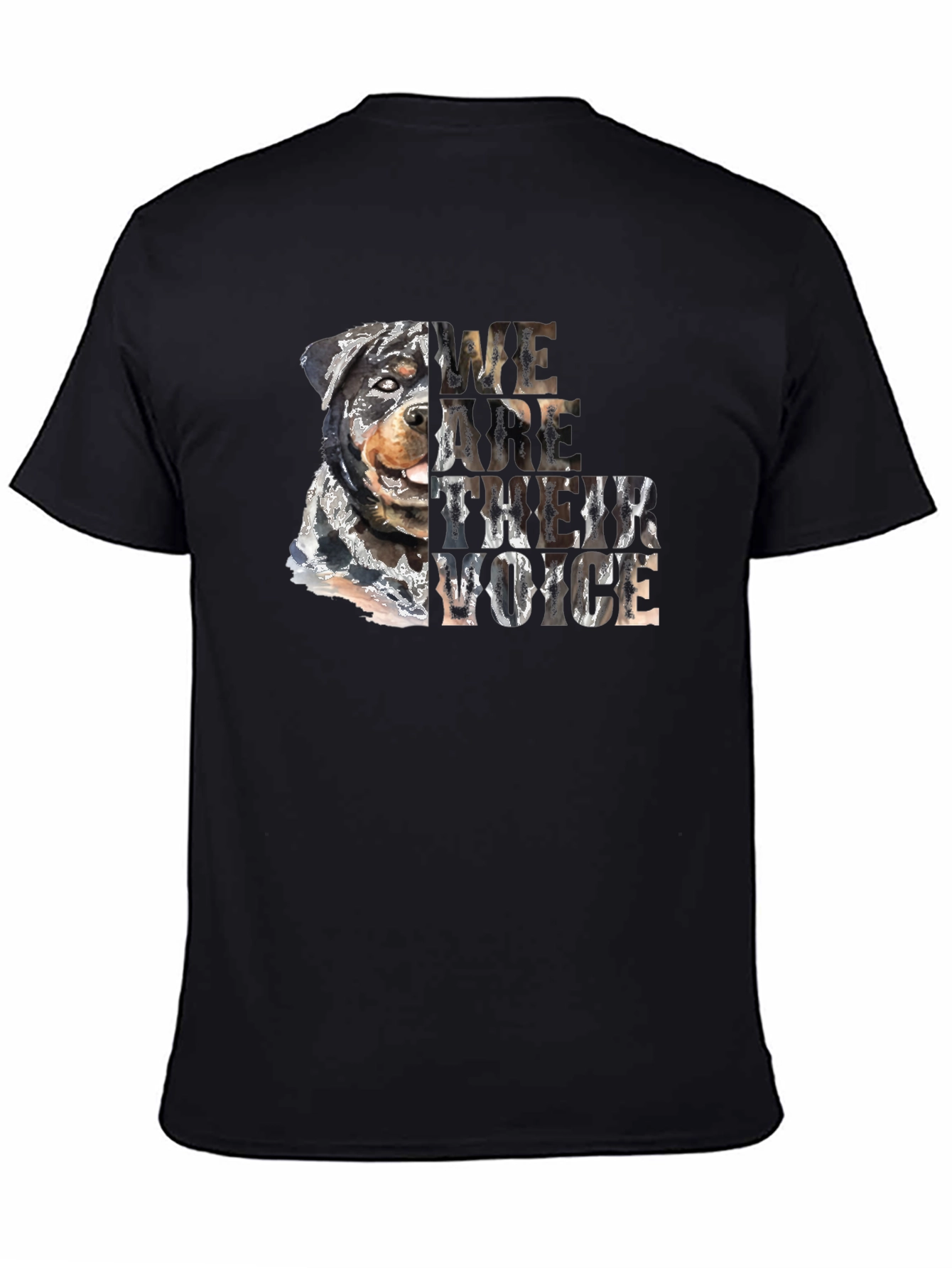 Rottweiler We Are Their Voice Graphic Tee