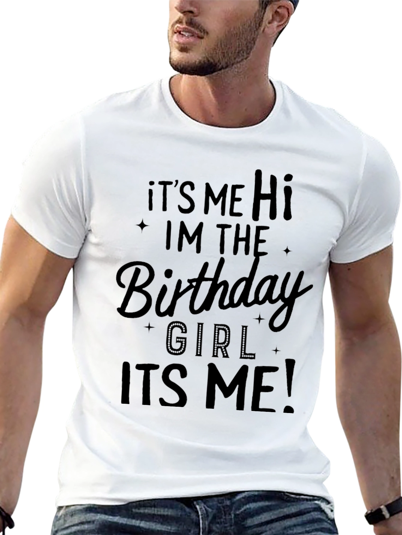Birthday Girl Tee - Its Me Hi! Celebration T-Shirt