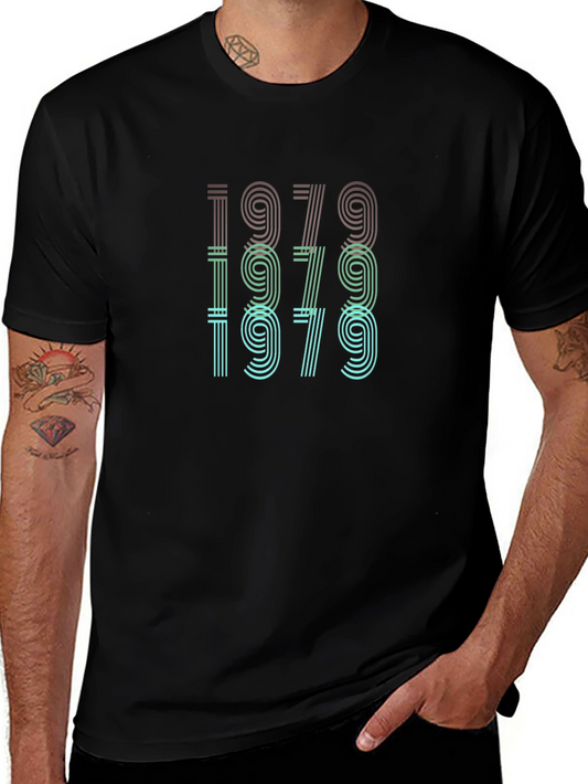 Retro 1979 Graphic Tee - Vintage Birthday T-Shirt