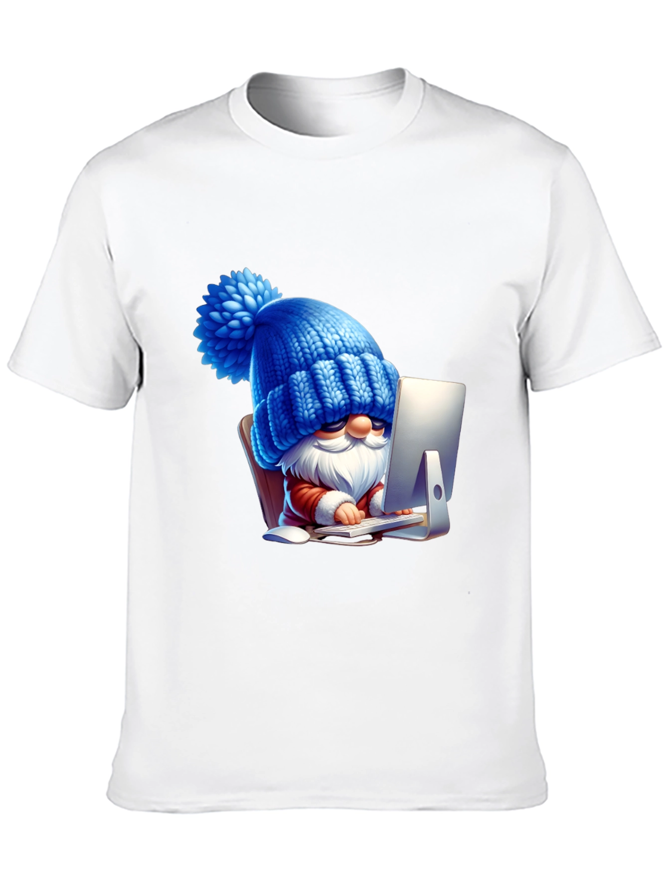 Funny Gnome Black T-Shirt