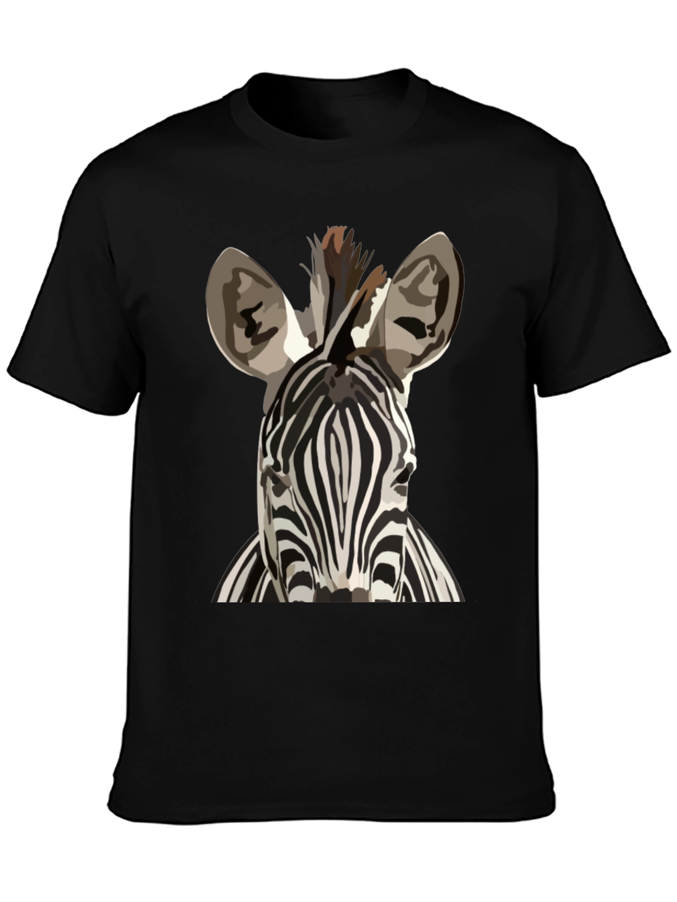 Zebra Graphic Tee - Bold Animal Print T-Shirt