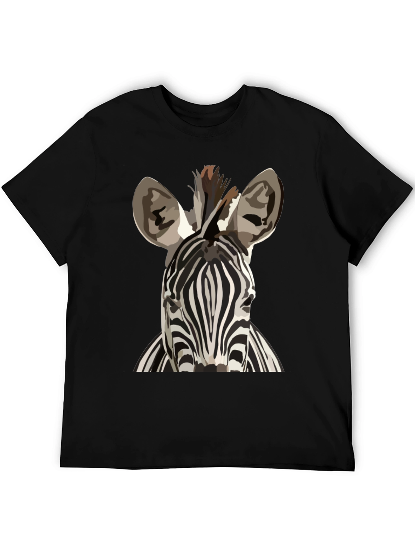 Zebra Graphic Tee - Bold Animal Print T-Shirt