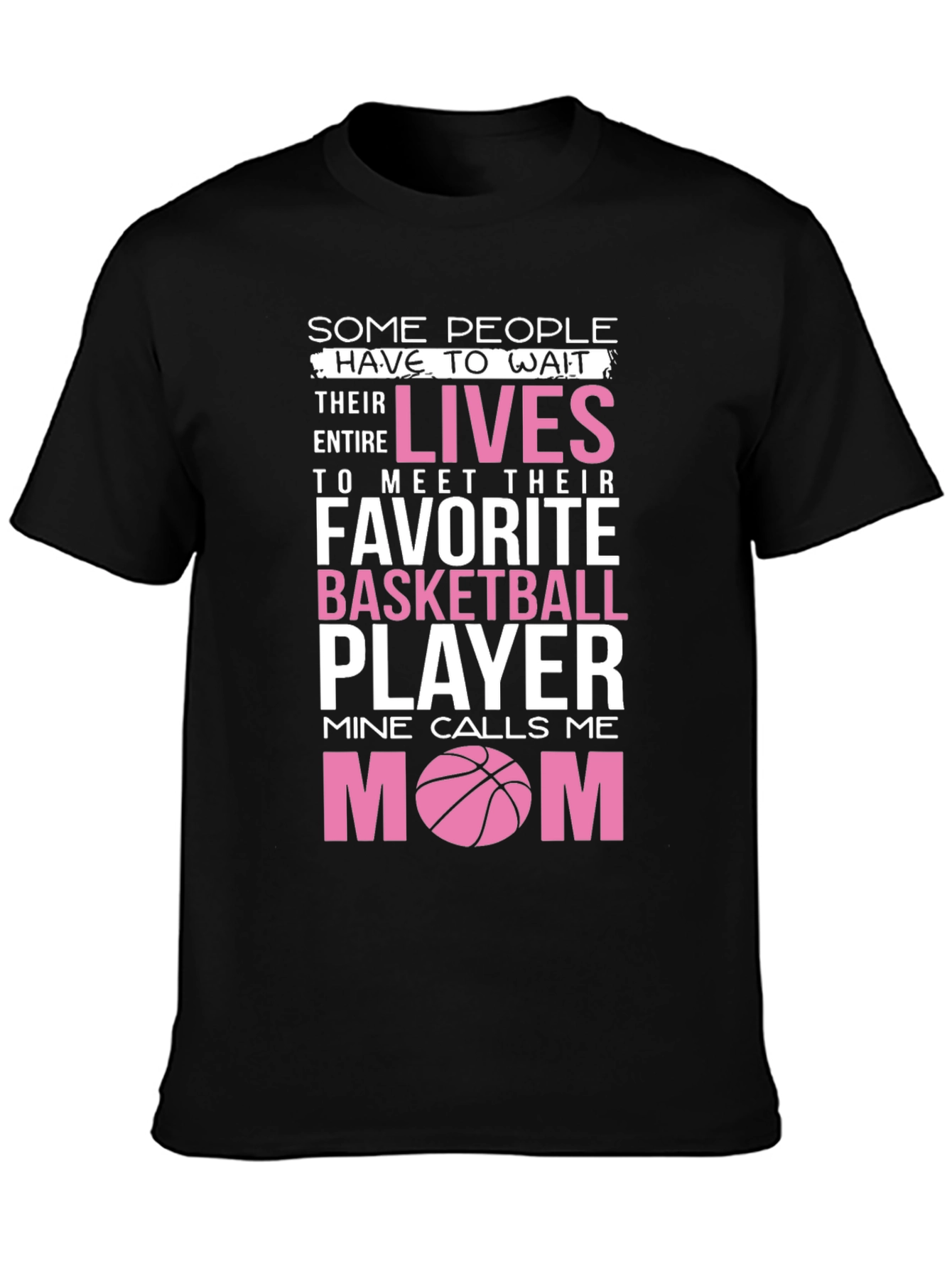 Basketball Mom Graphic T-Shirt - Black