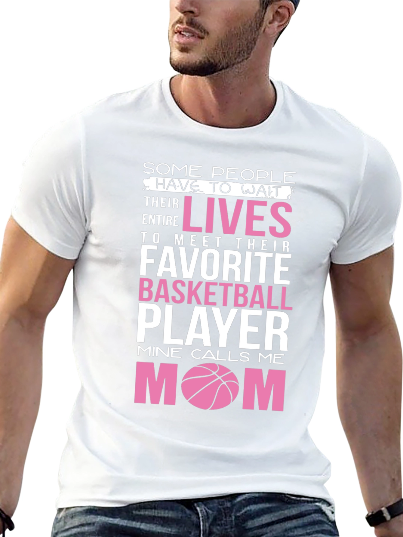 Basketball Mom Graphic T-Shirt - Black