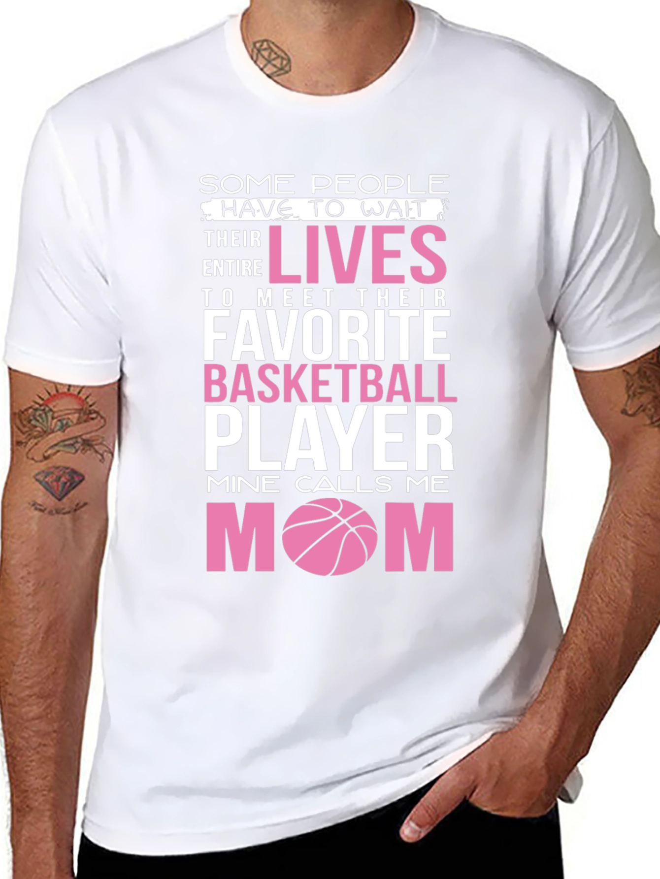 Basketball Mom Graphic T-Shirt - Black