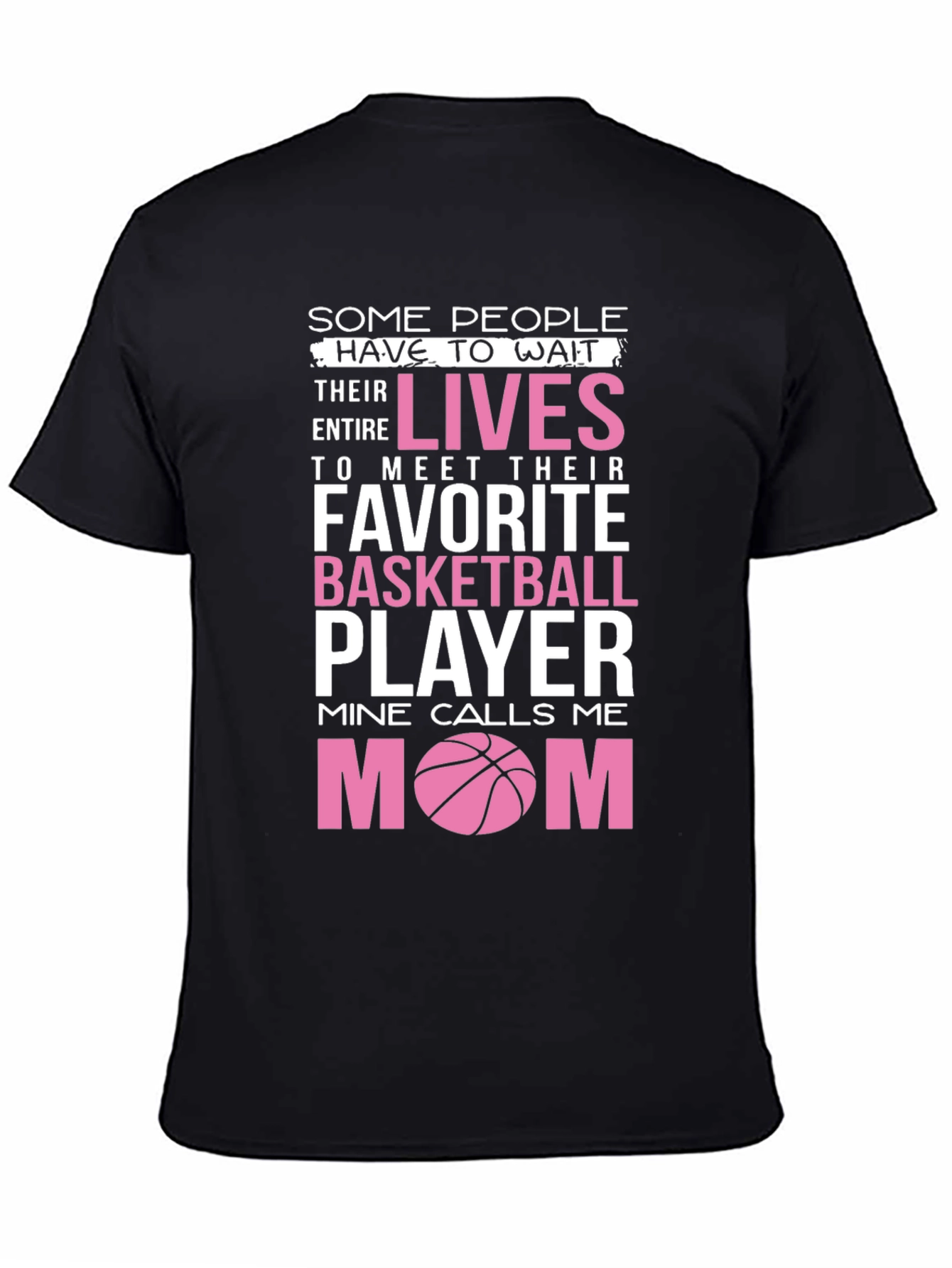 Basketball Mom Graphic T-Shirt - Black
