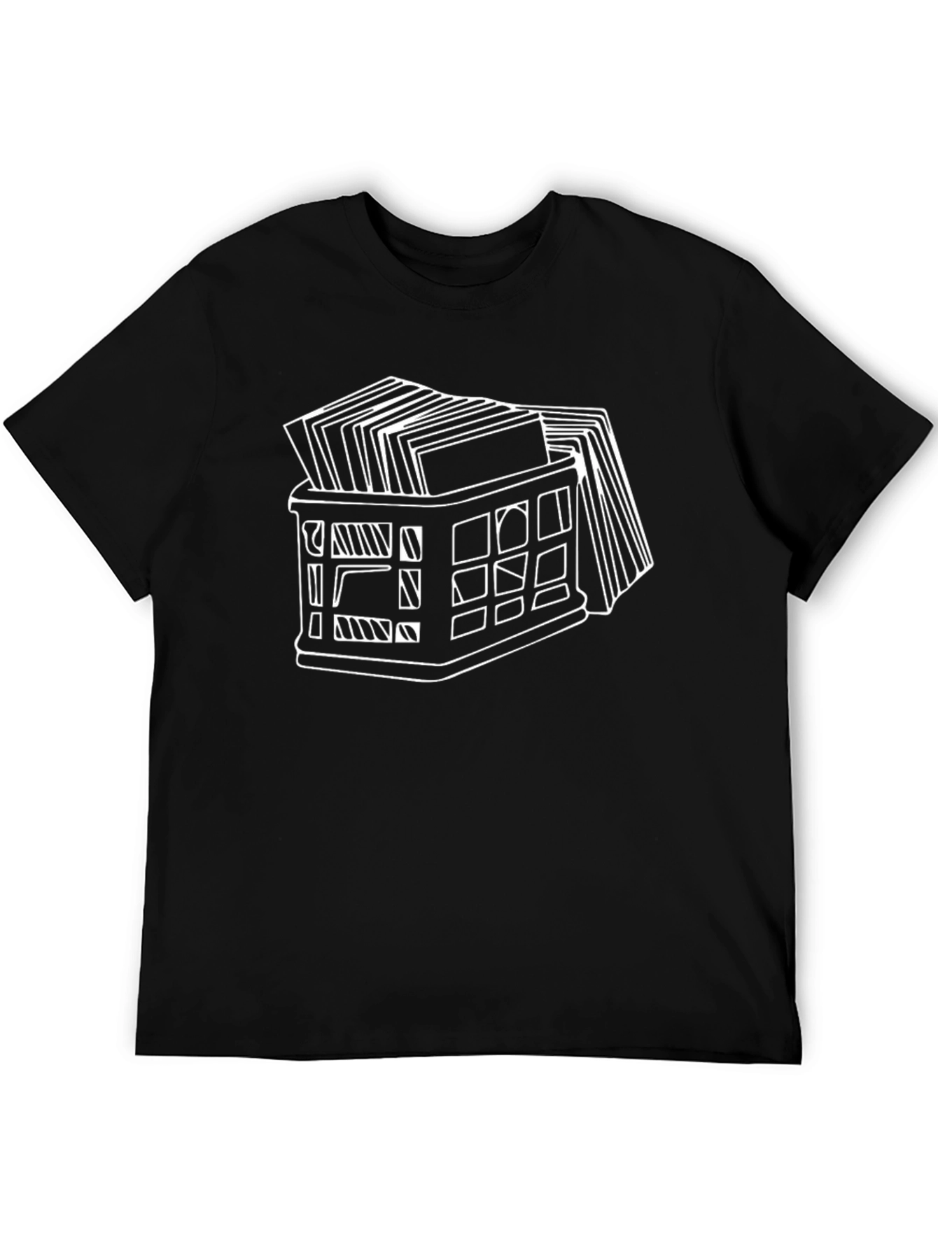 Vinyl Crate Graphic Tee - Music Lover Style