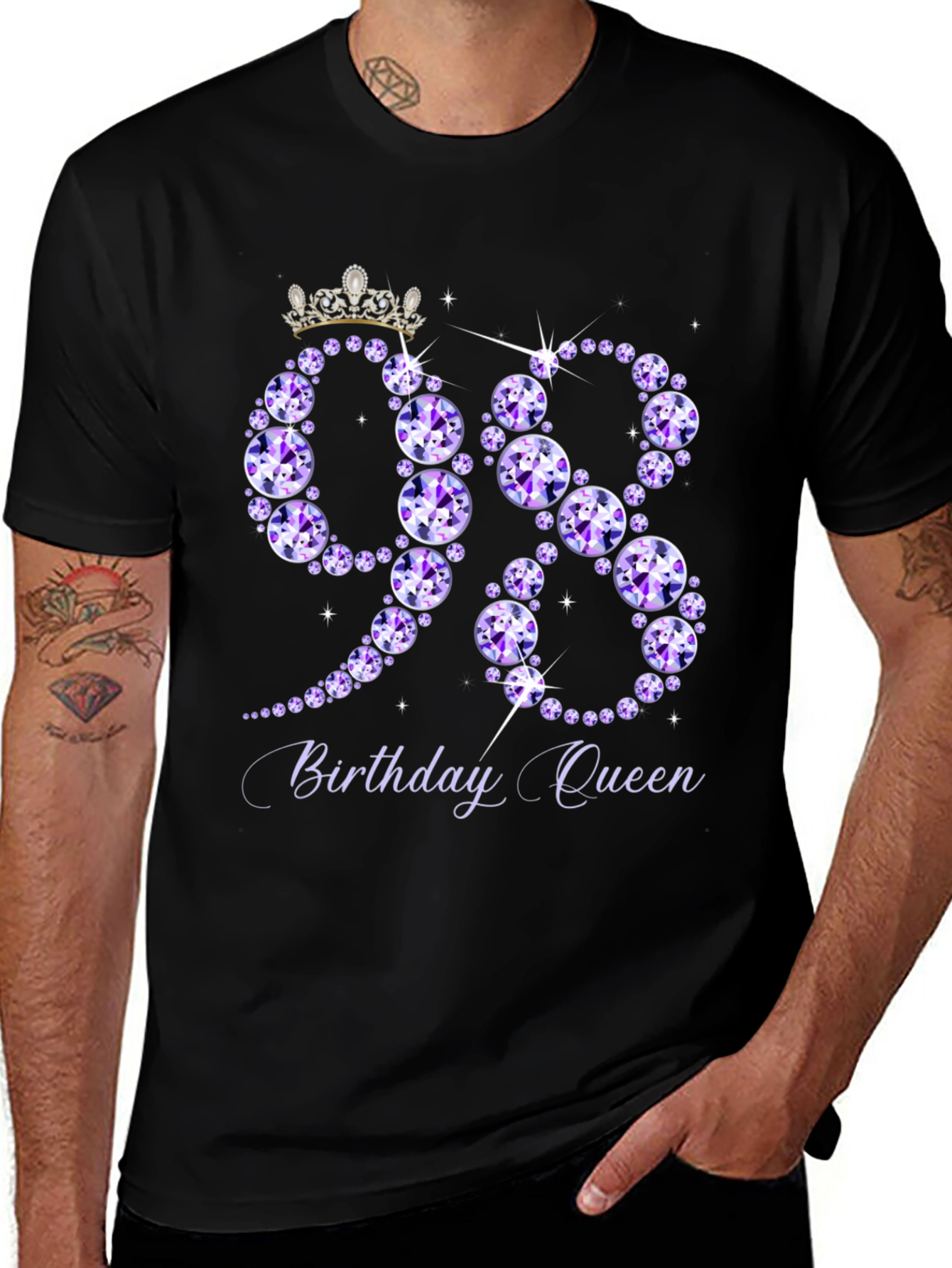 98th Birthday Queen Diamond T-Shirt