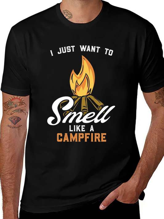 Campfire Smell T-Shirt - Camping Lover Gift