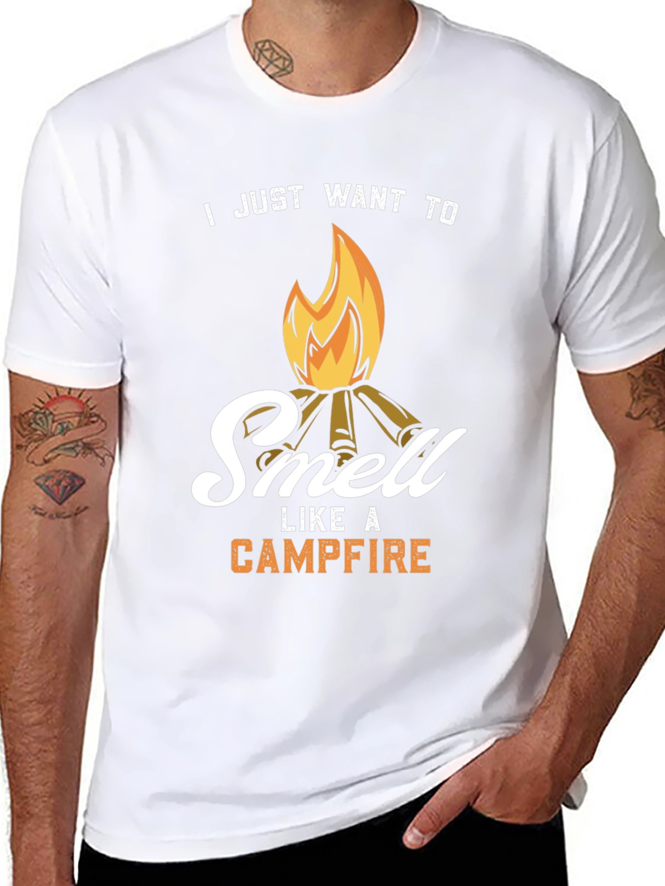 Campfire Smell T-Shirt - Camping Lover Gift