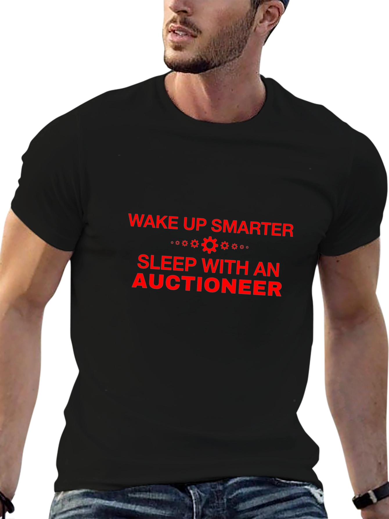 Wake Up Smarter Auctioneer Tee