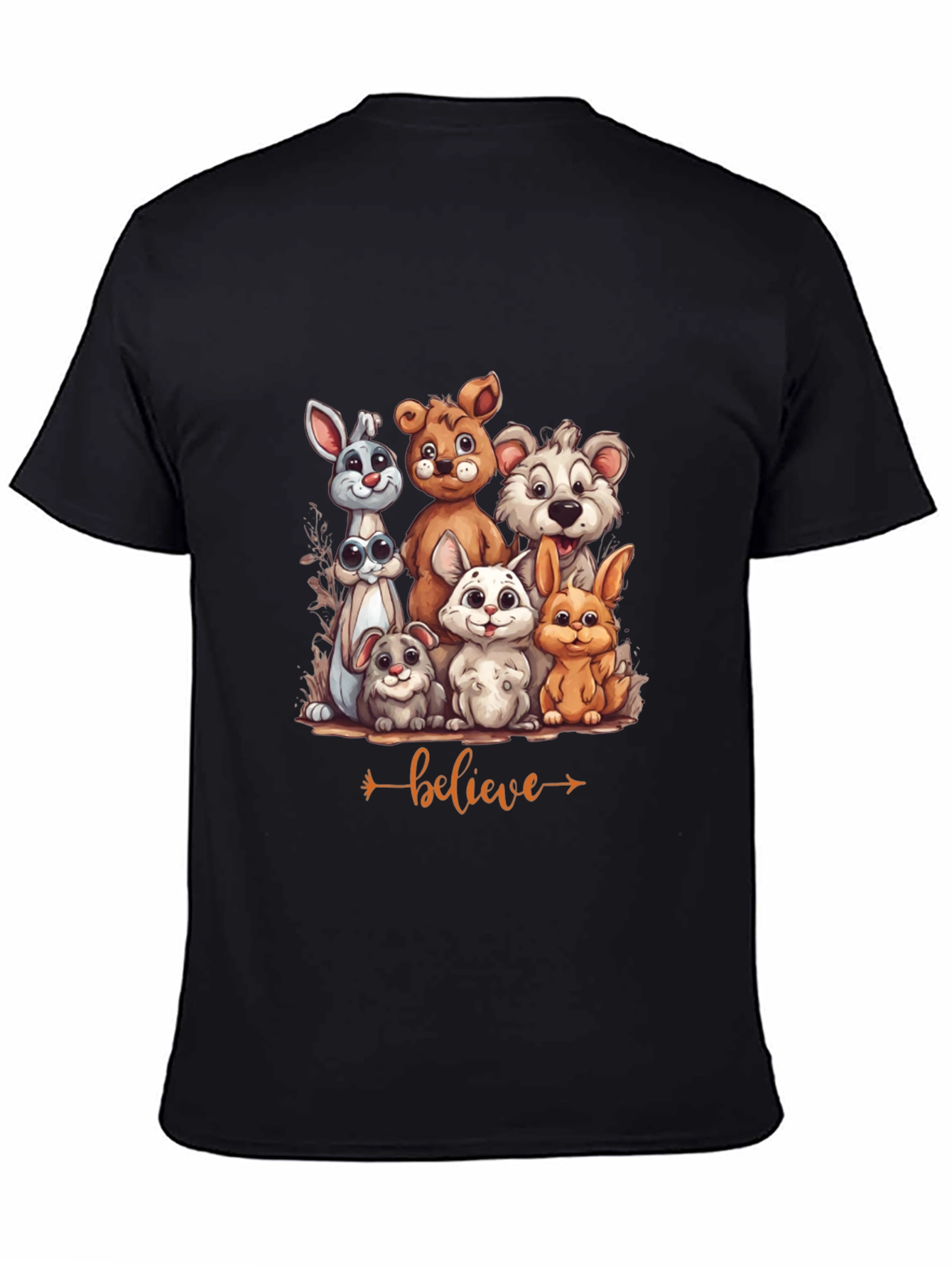 Believe Animal Friends Graphic T-Shirt