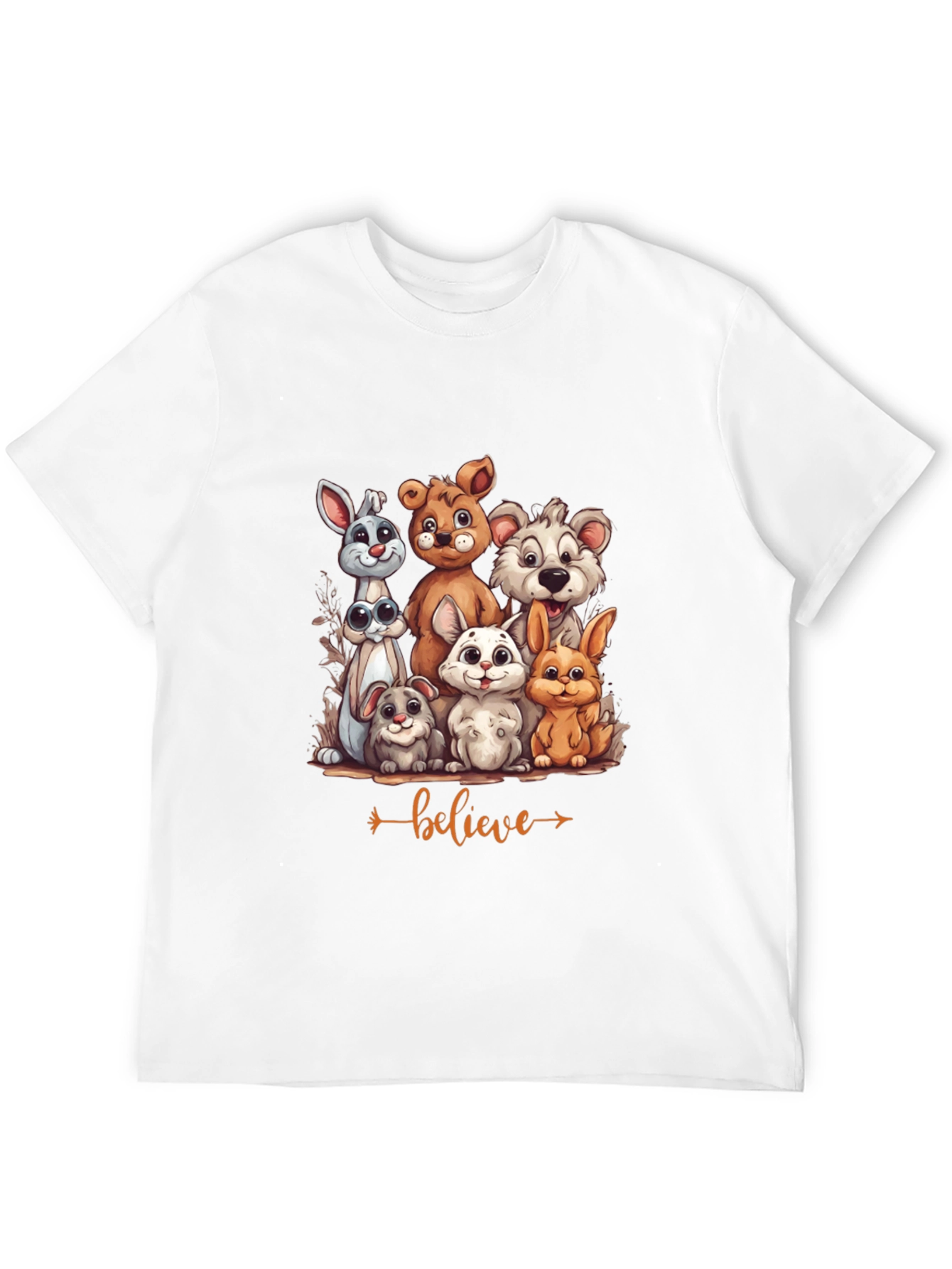 Believe Animal Friends Graphic T-Shirt