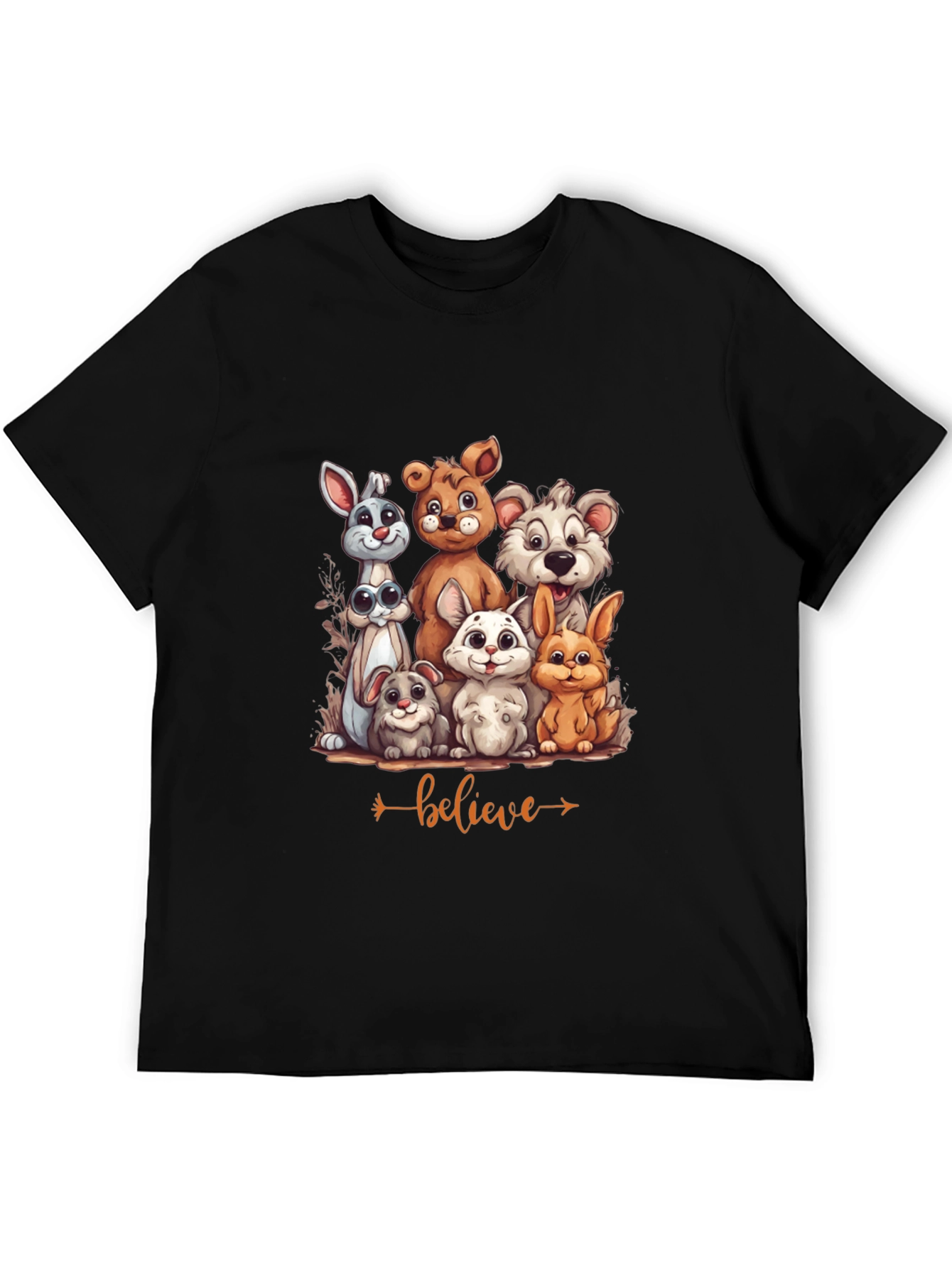 Believe Animal Friends Graphic T-Shirt
