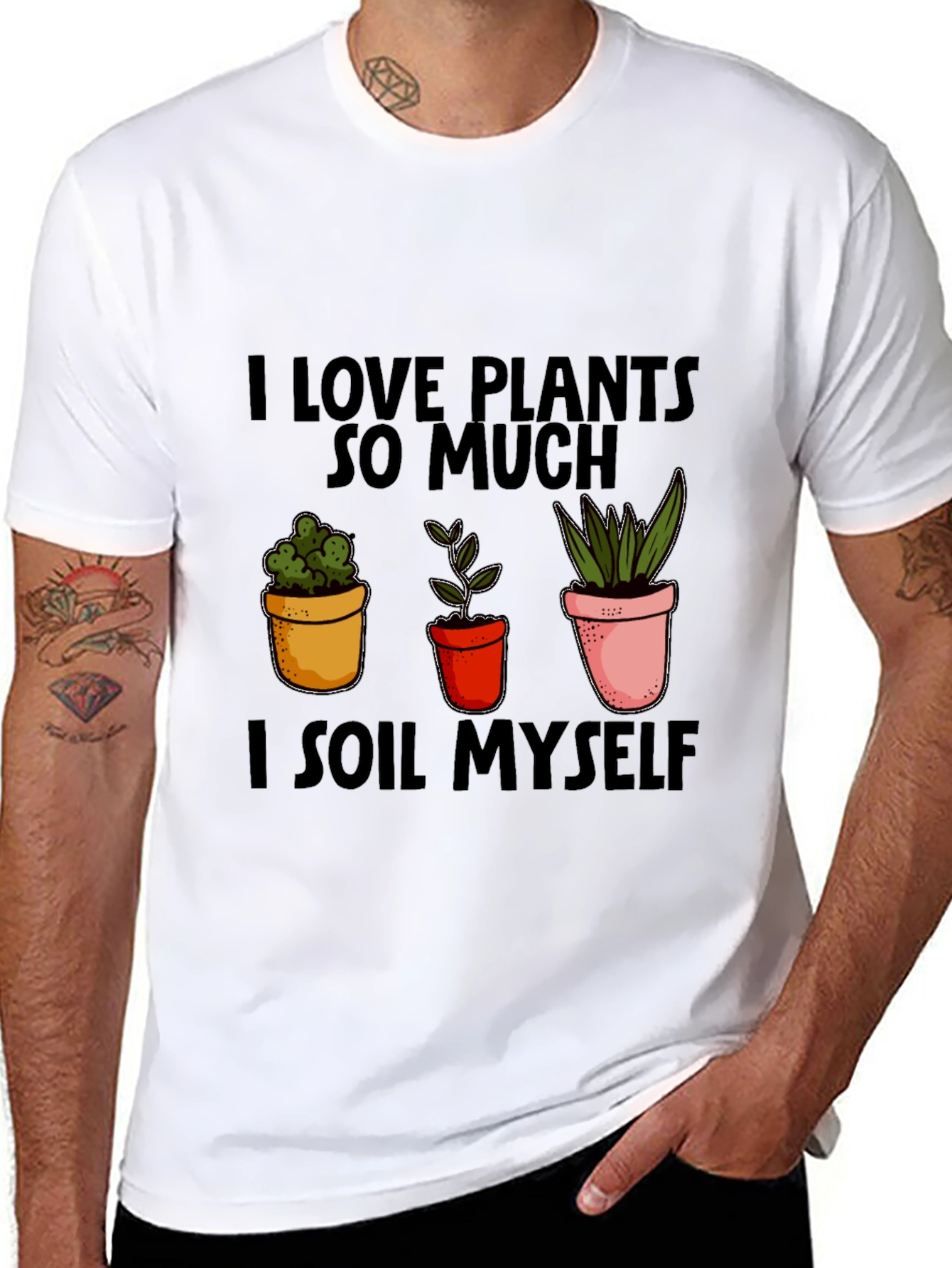 I Love Plants T-Shirt Funny Gardening Shirt