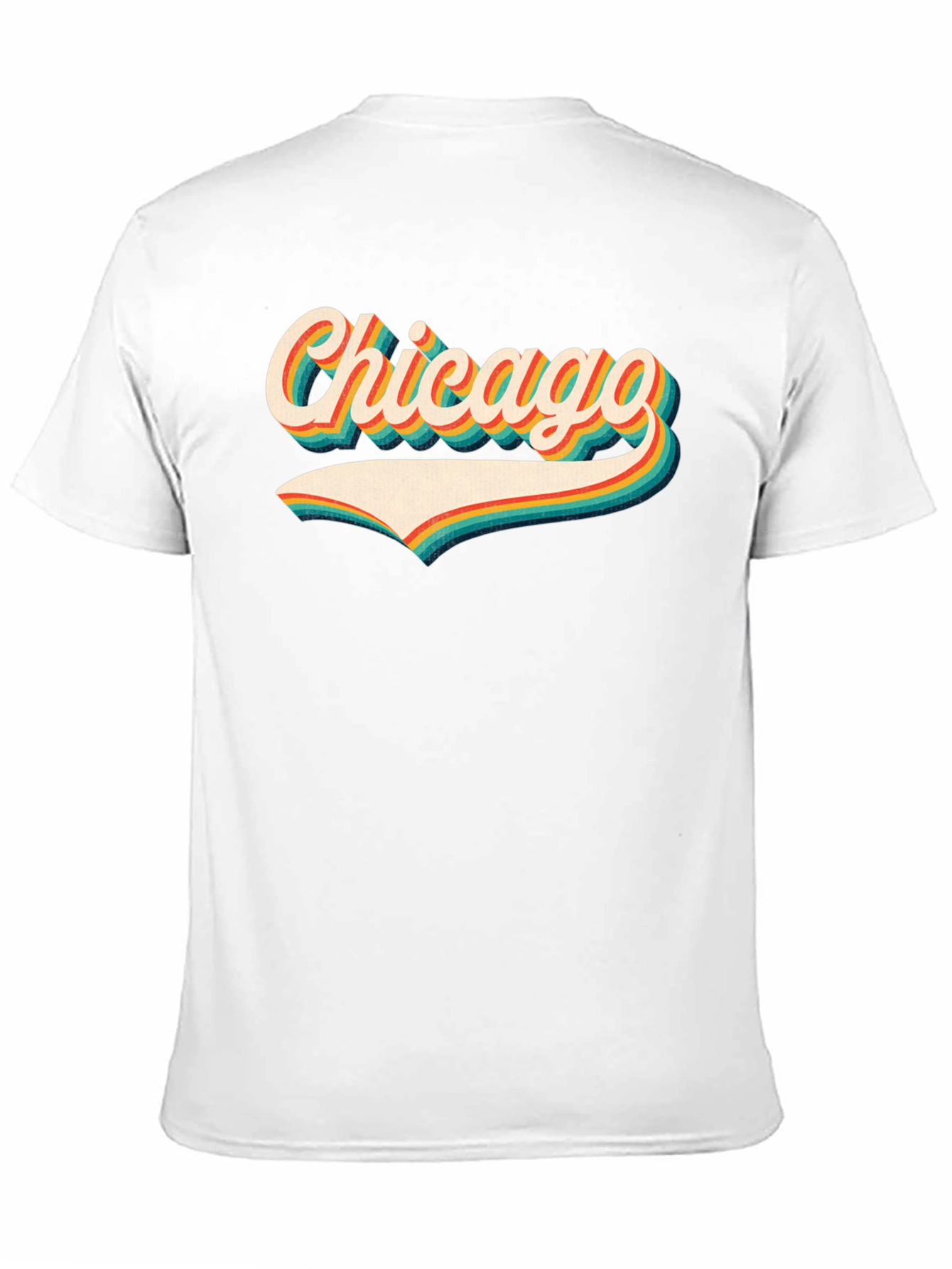 Retro Chicago Graphic Tee - Black T-Shirt