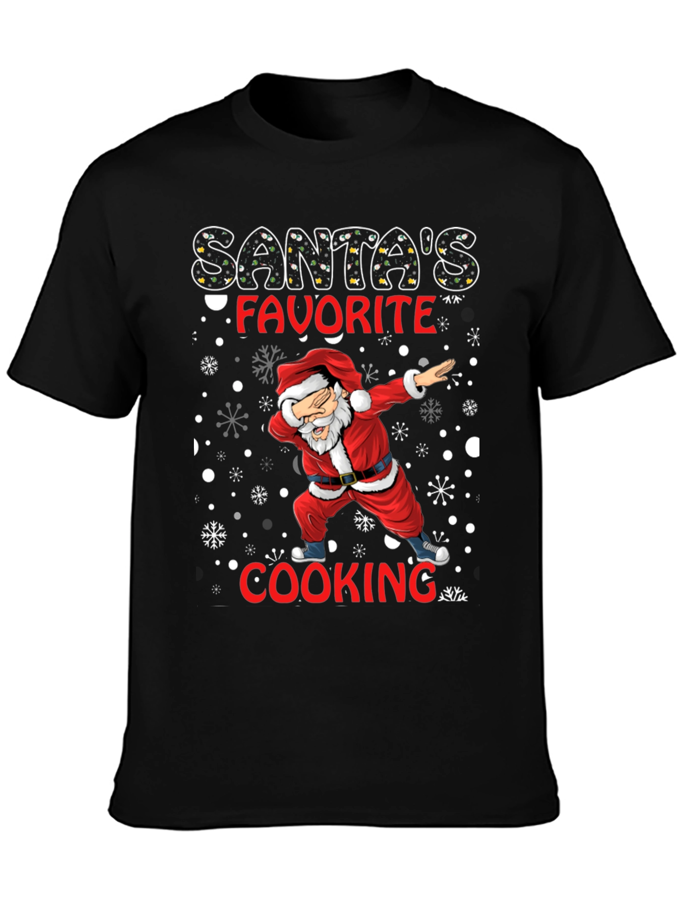 Santas Favorite Cooking T-Shirt