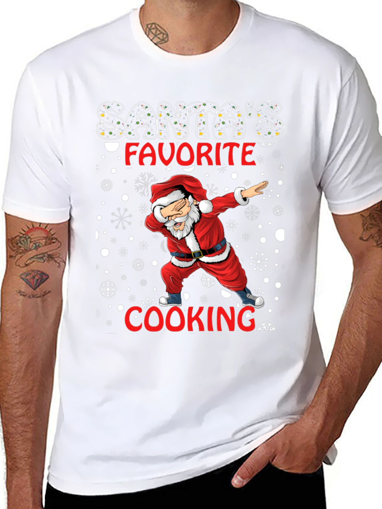 Santas Favorite Cooking T-Shirt