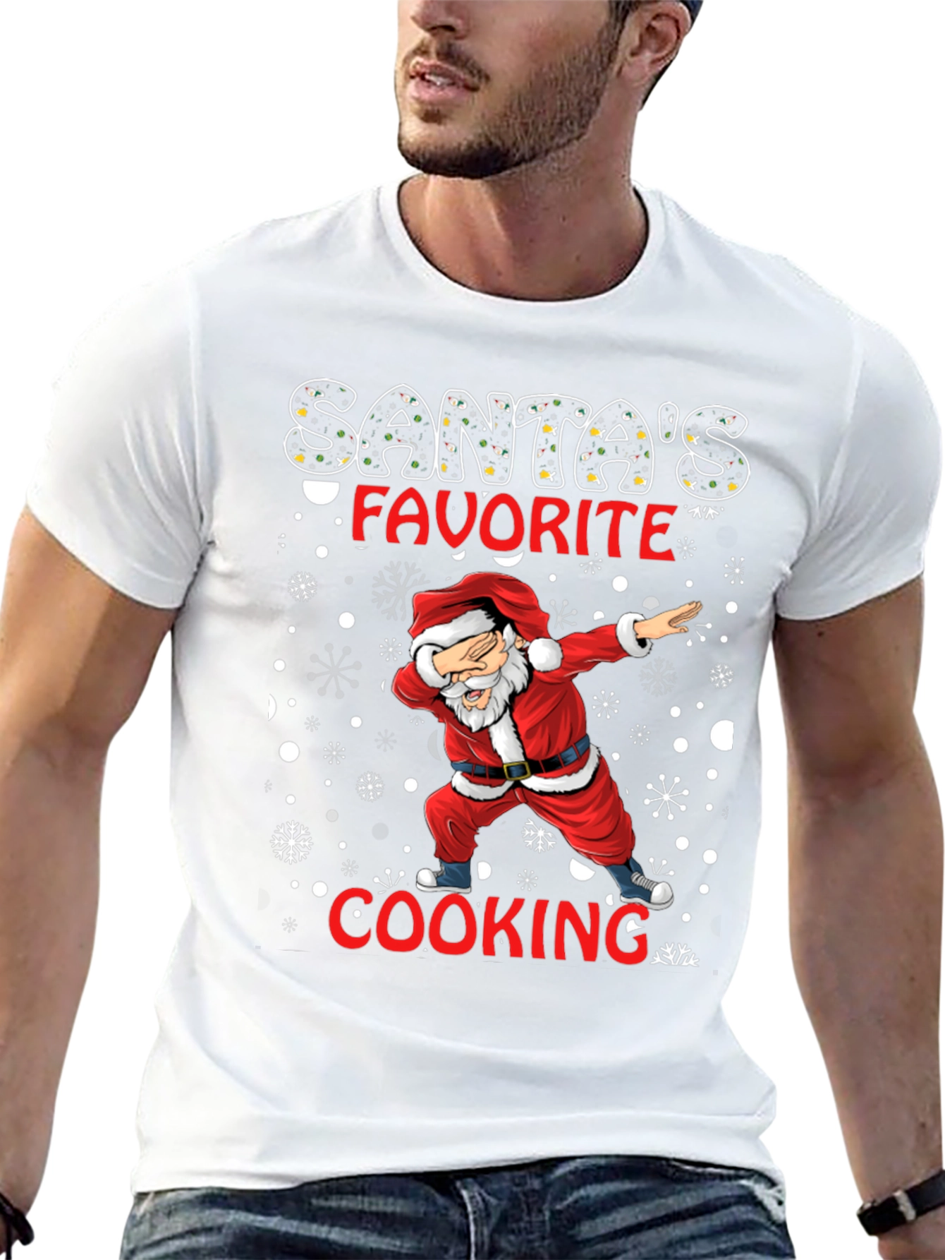 Santas Favorite Cooking T-Shirt