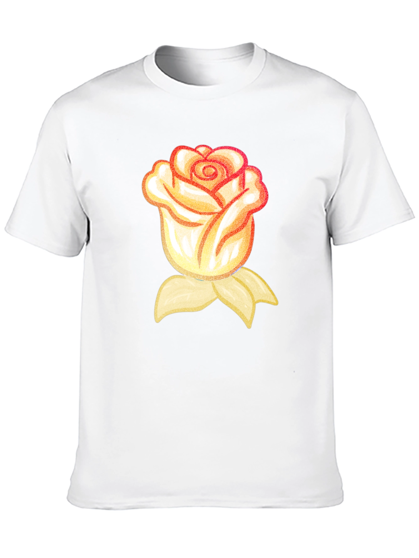 Rose Graphic T-Shirt - Black