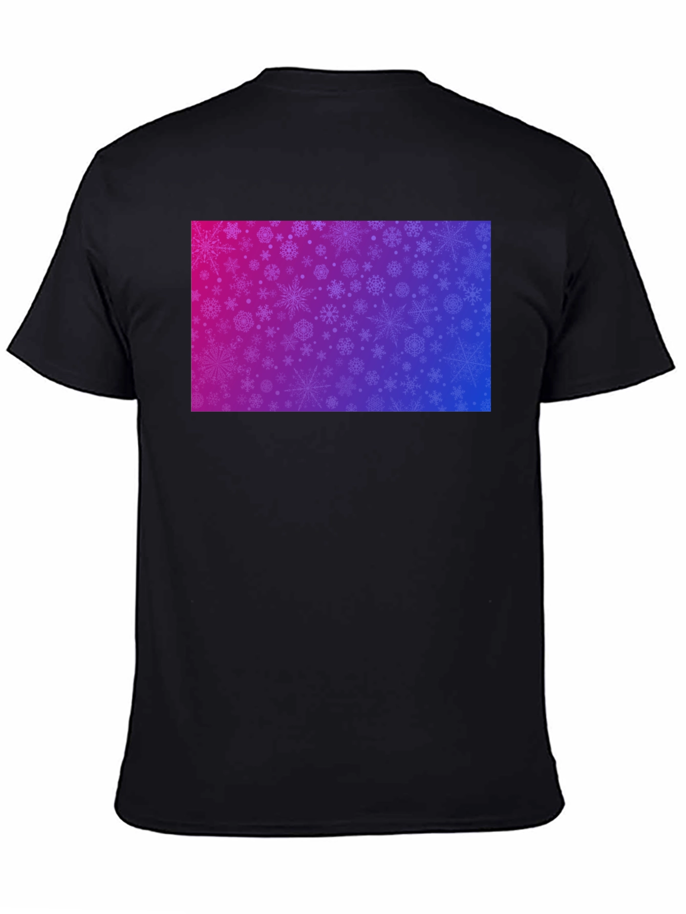 Snowflake Gradient Tee - Stylish Winter Apparel