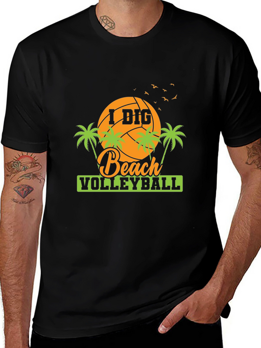 I Dig Beach Volleyball Graphic Tee