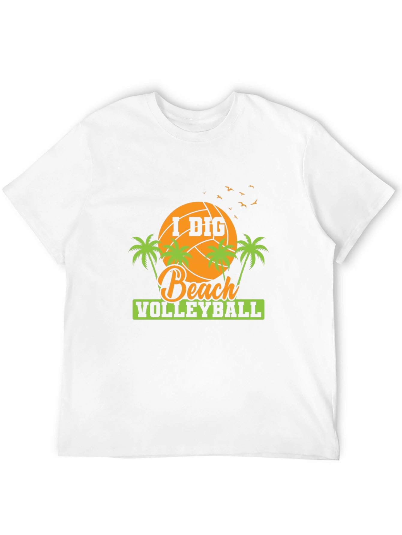 I Dig Beach Volleyball Graphic Tee