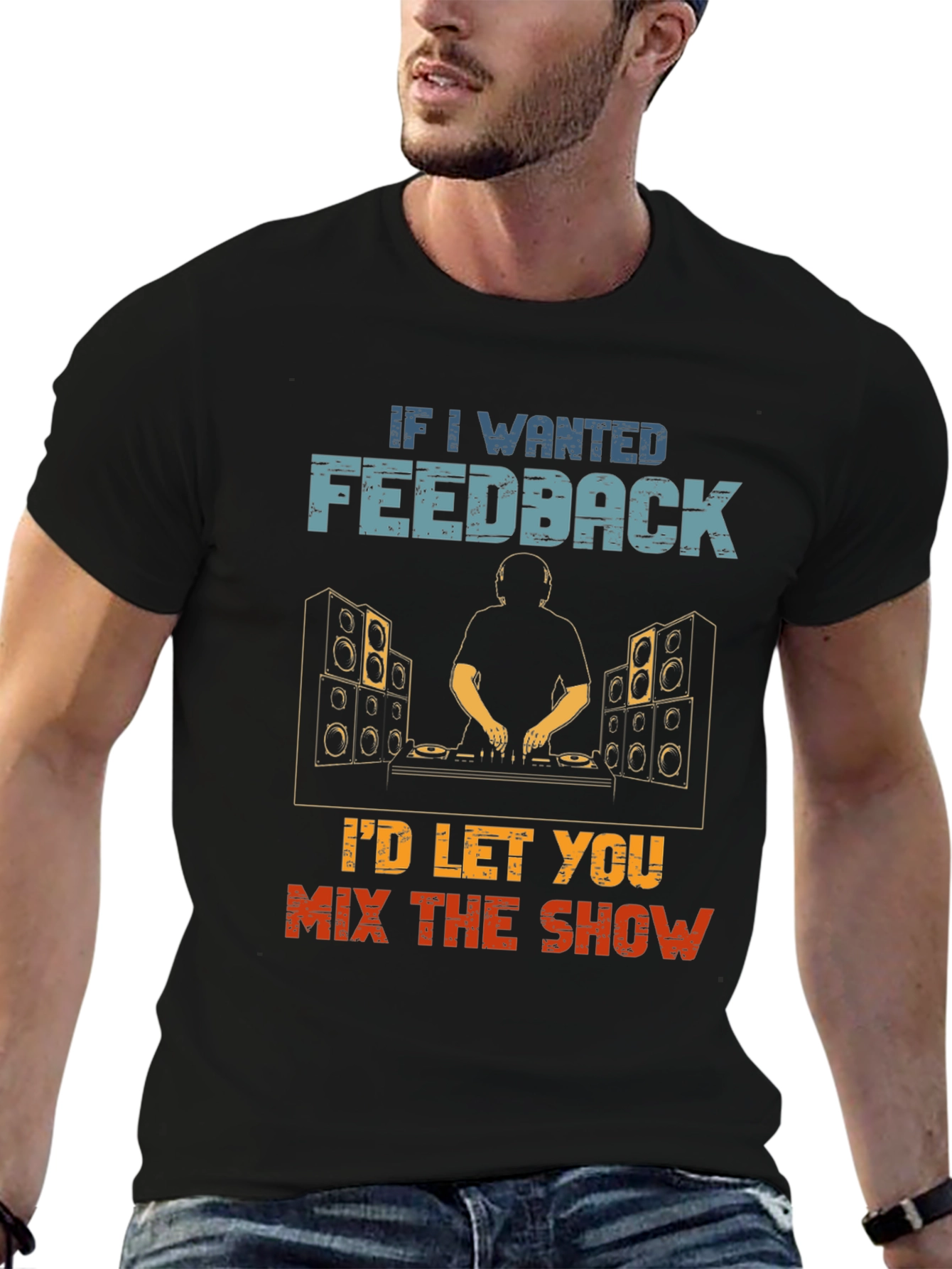 DJ Feedback Funny T-Shirt