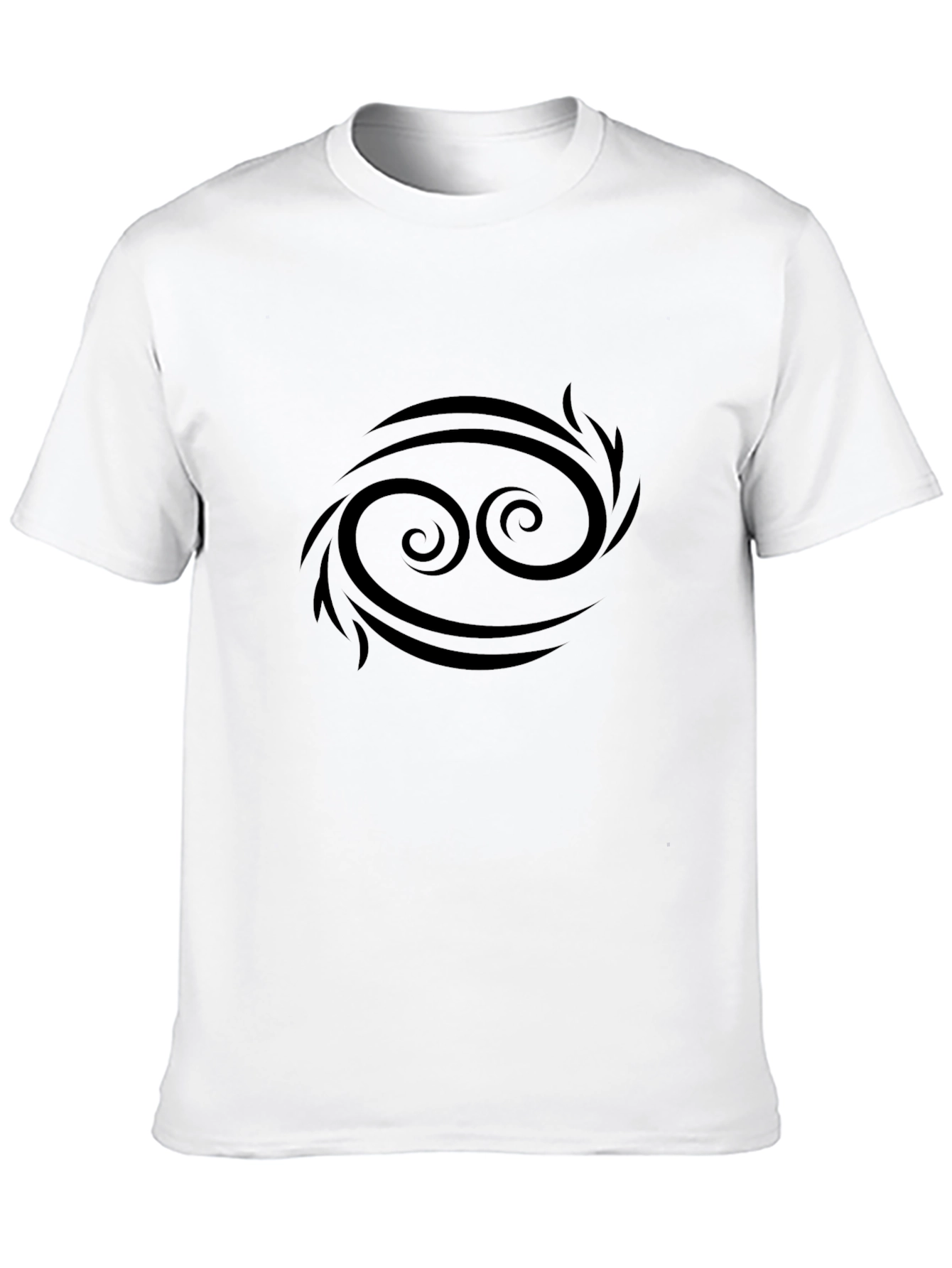 Cancer Zodiac T-Shirt - Black Graphic Tee