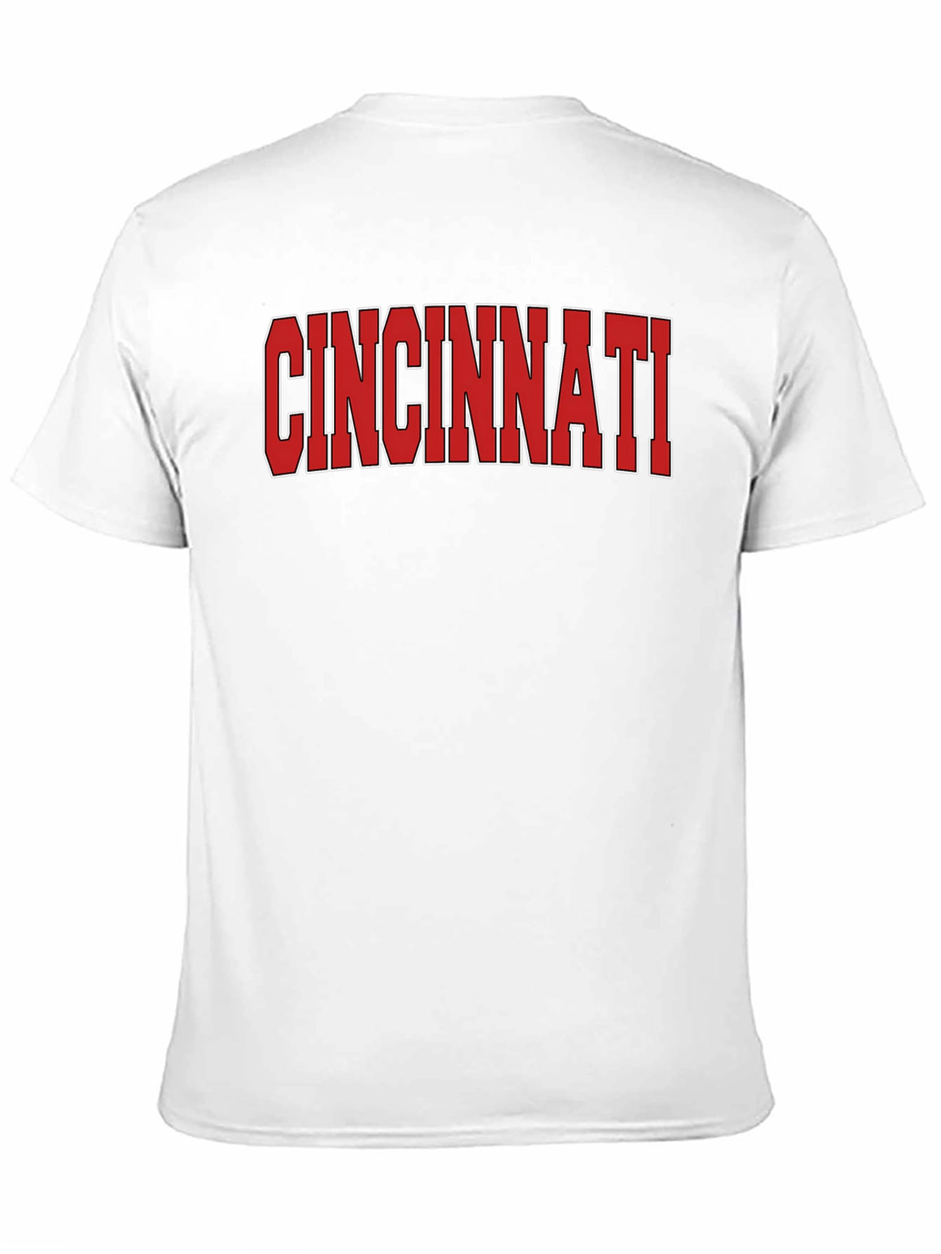 Cincinnati Red Text Graphic Tee Shirt