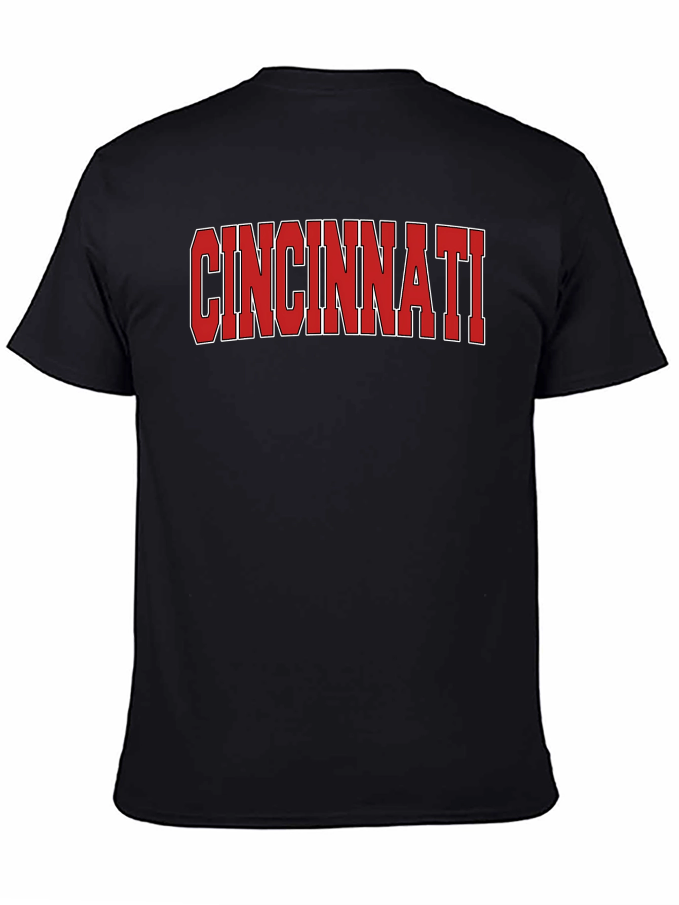 Cincinnati Red Text Graphic Tee Shirt