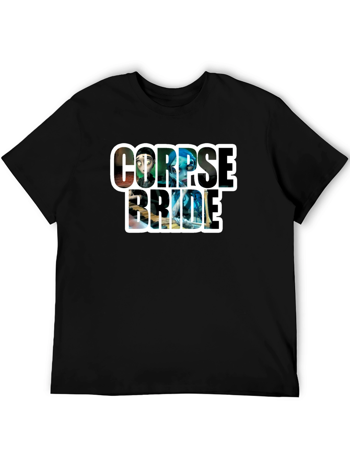 Corpse Bride Graphic T-Shirt - Black