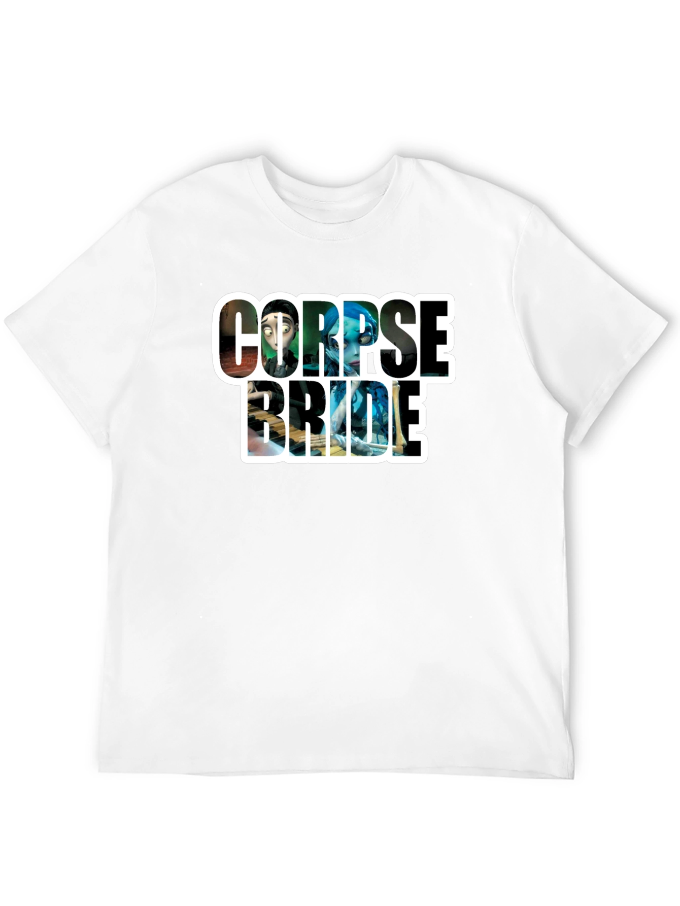 Corpse Bride Graphic T-Shirt - Black