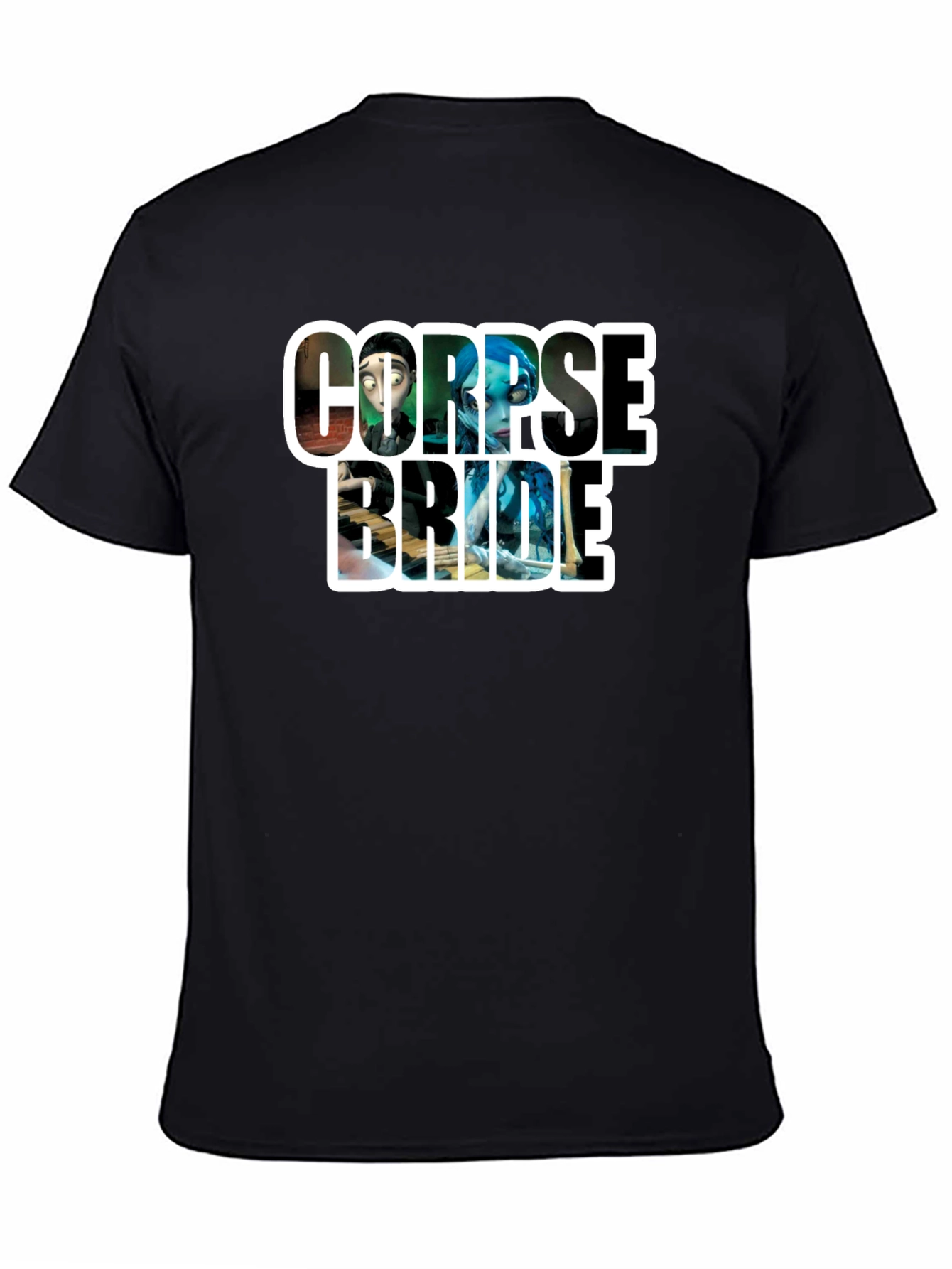 Corpse Bride Graphic T-Shirt - Black