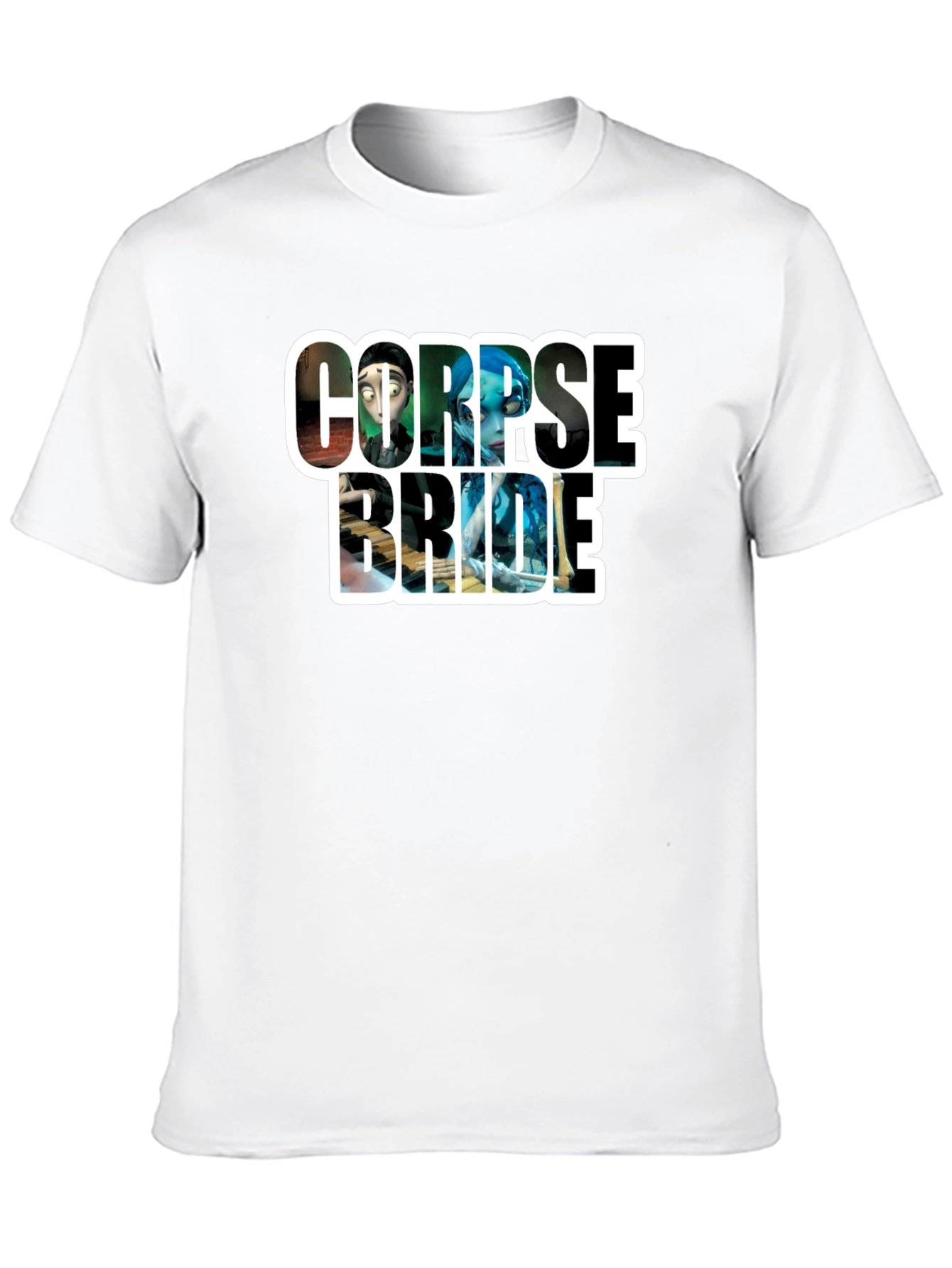 Corpse Bride Graphic T-Shirt - Black
