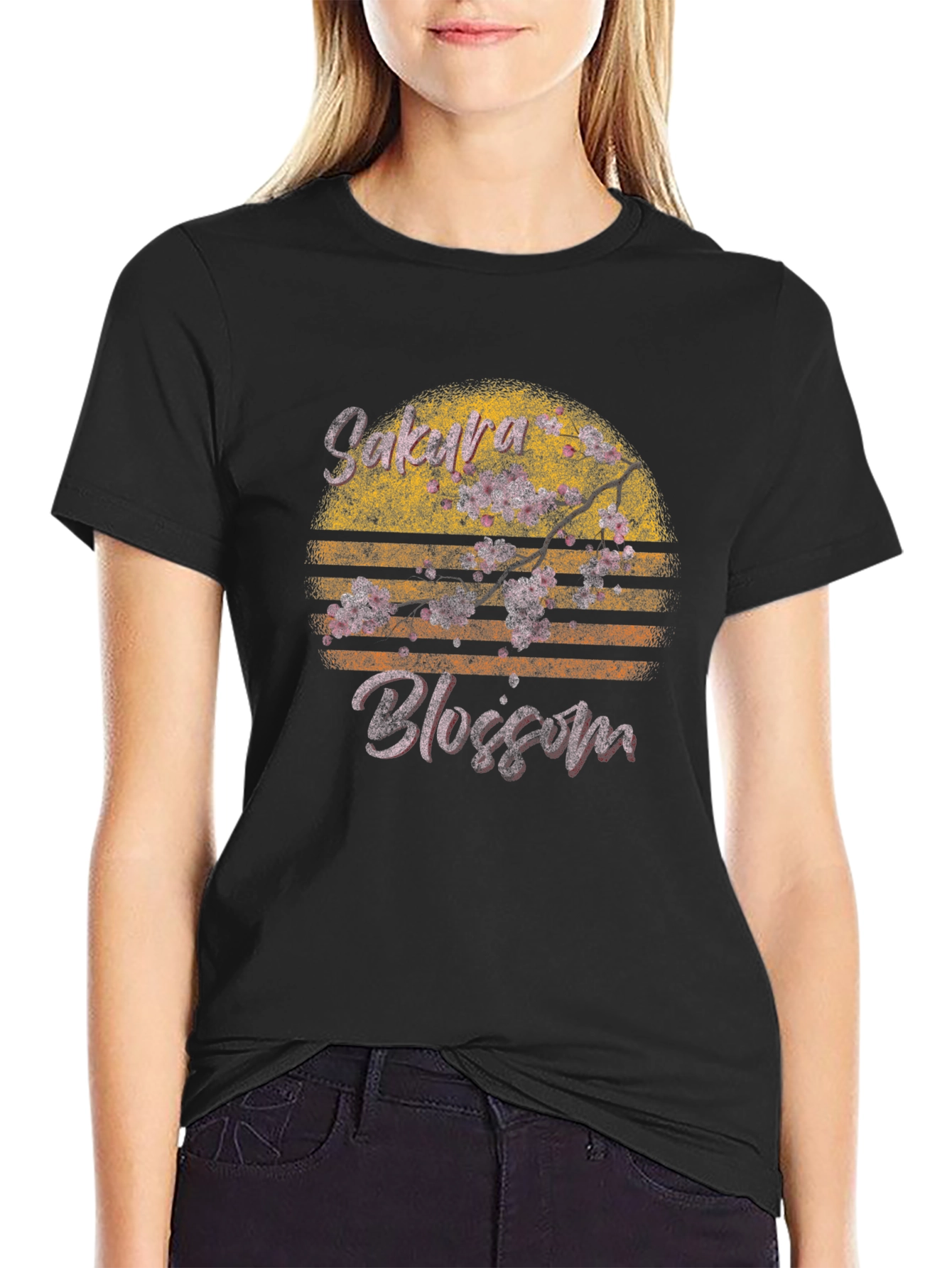 Sakura Blossom Graphic T-Shirt
