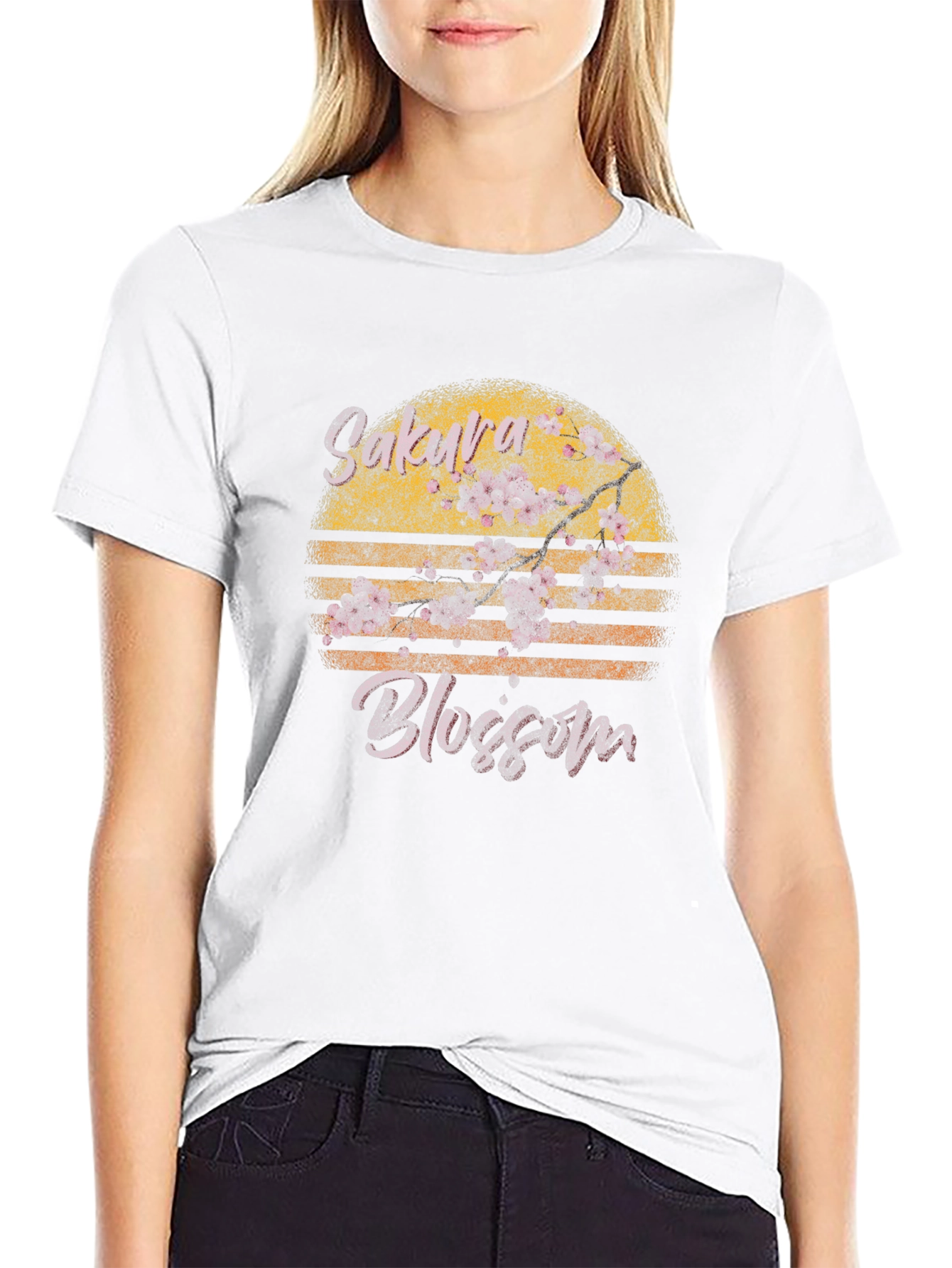 Sakura Blossom Graphic T-Shirt