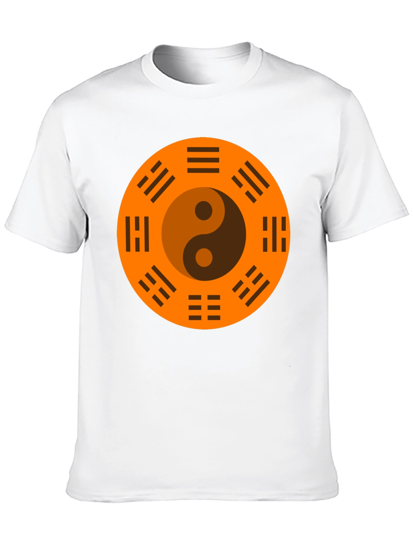 Yin Yang Bagua Black T-Shirt - Balance & Harmony