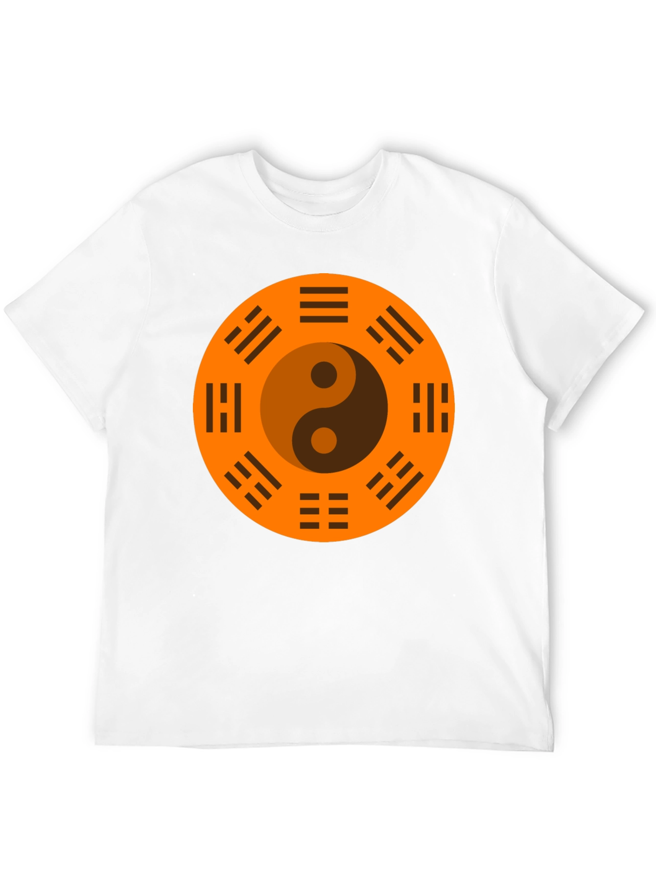 Yin Yang Bagua Black T-Shirt - Balance & Harmony