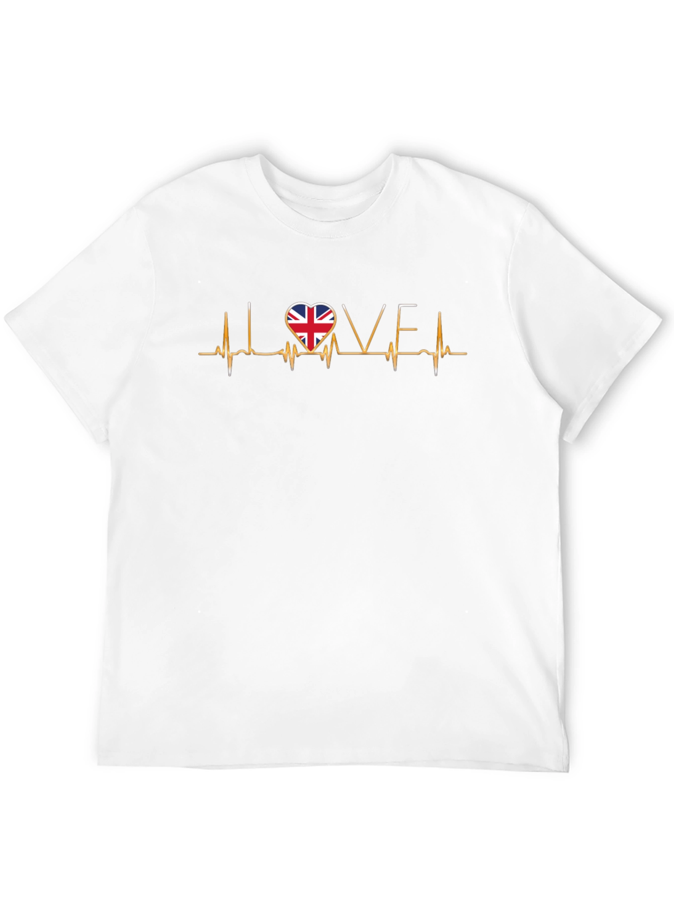 Union Jack Love Heartbeat T-Shirt